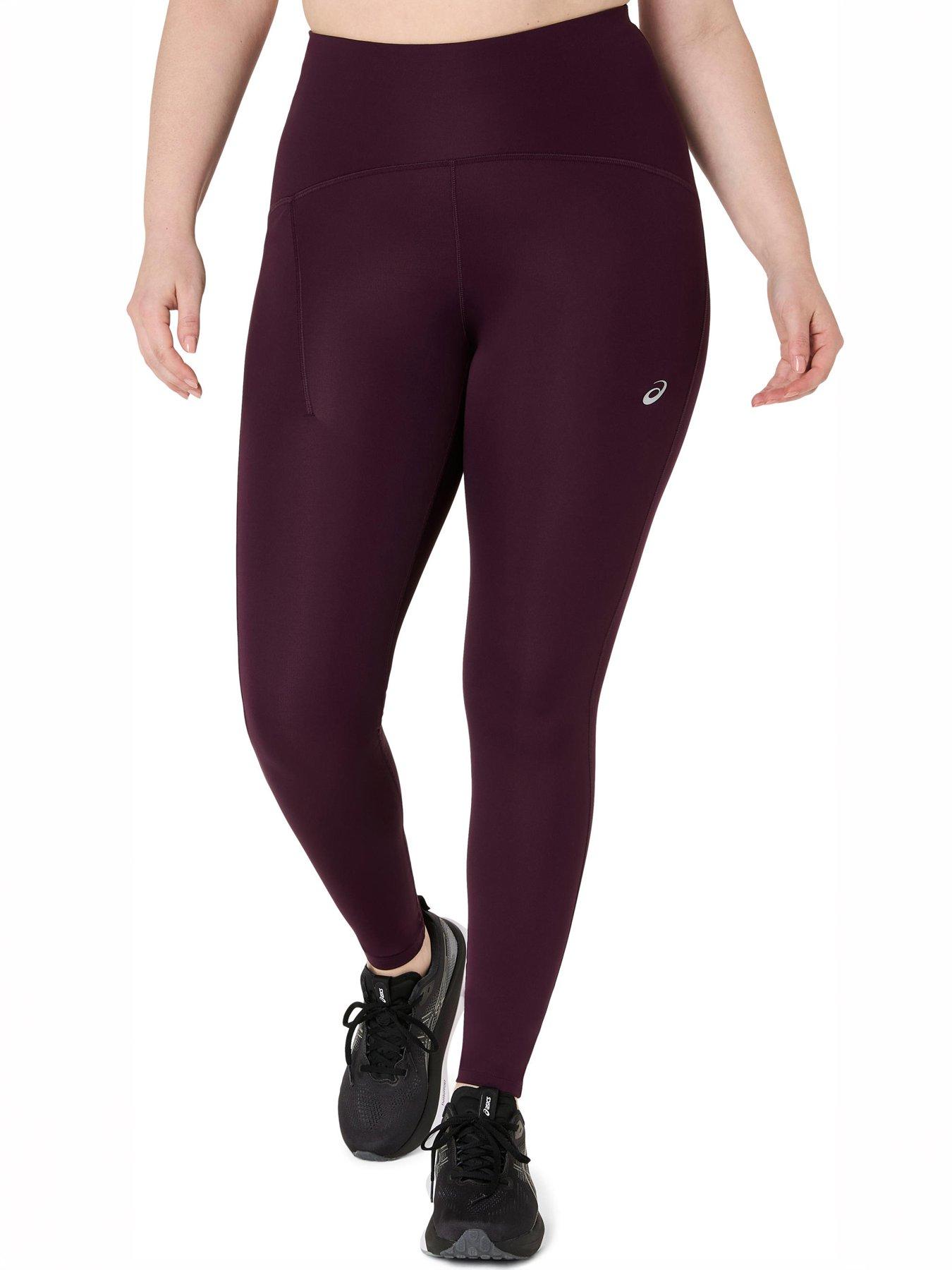 Image 1 of 7 of Asics Women's High Waist Running Leggings - Purple
