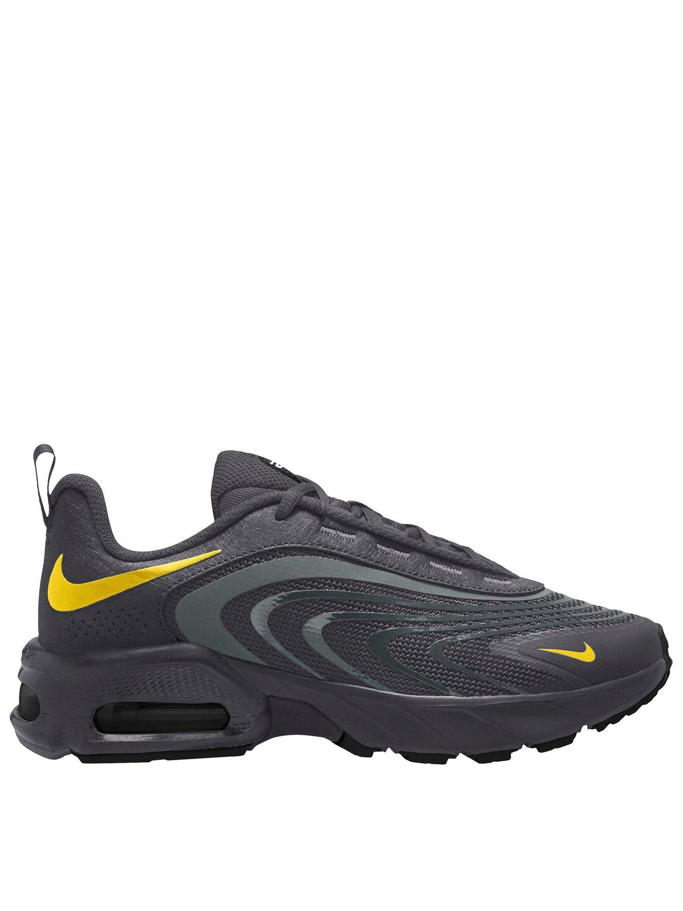 Image 1 of 4 of Nike Kids Air Max Fire Cushioned Lace-Up Trainers - Black