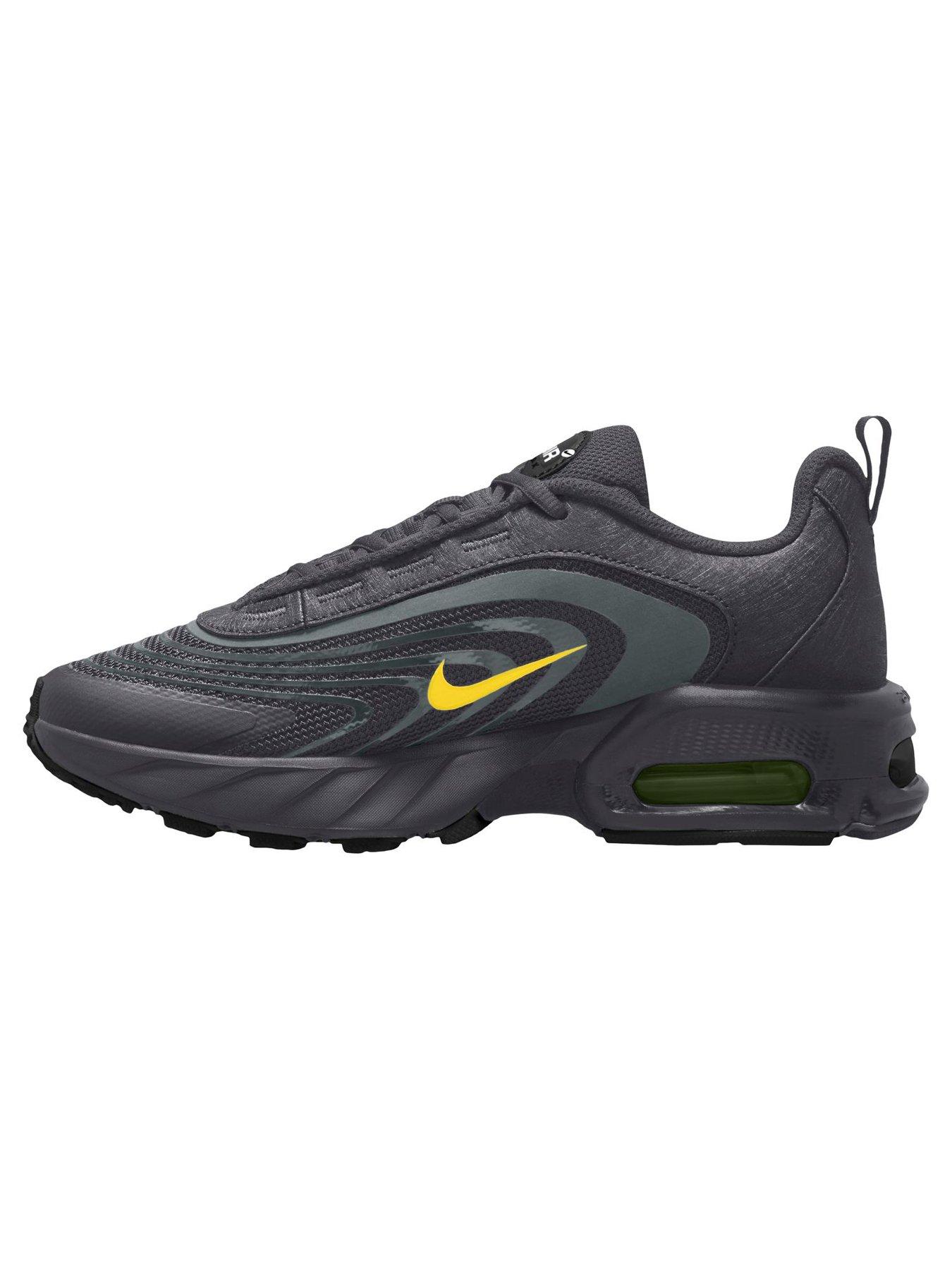 Image 4 of 4 of Nike Kids Air Max Fire Cushioned Lace-Up Trainers - Black