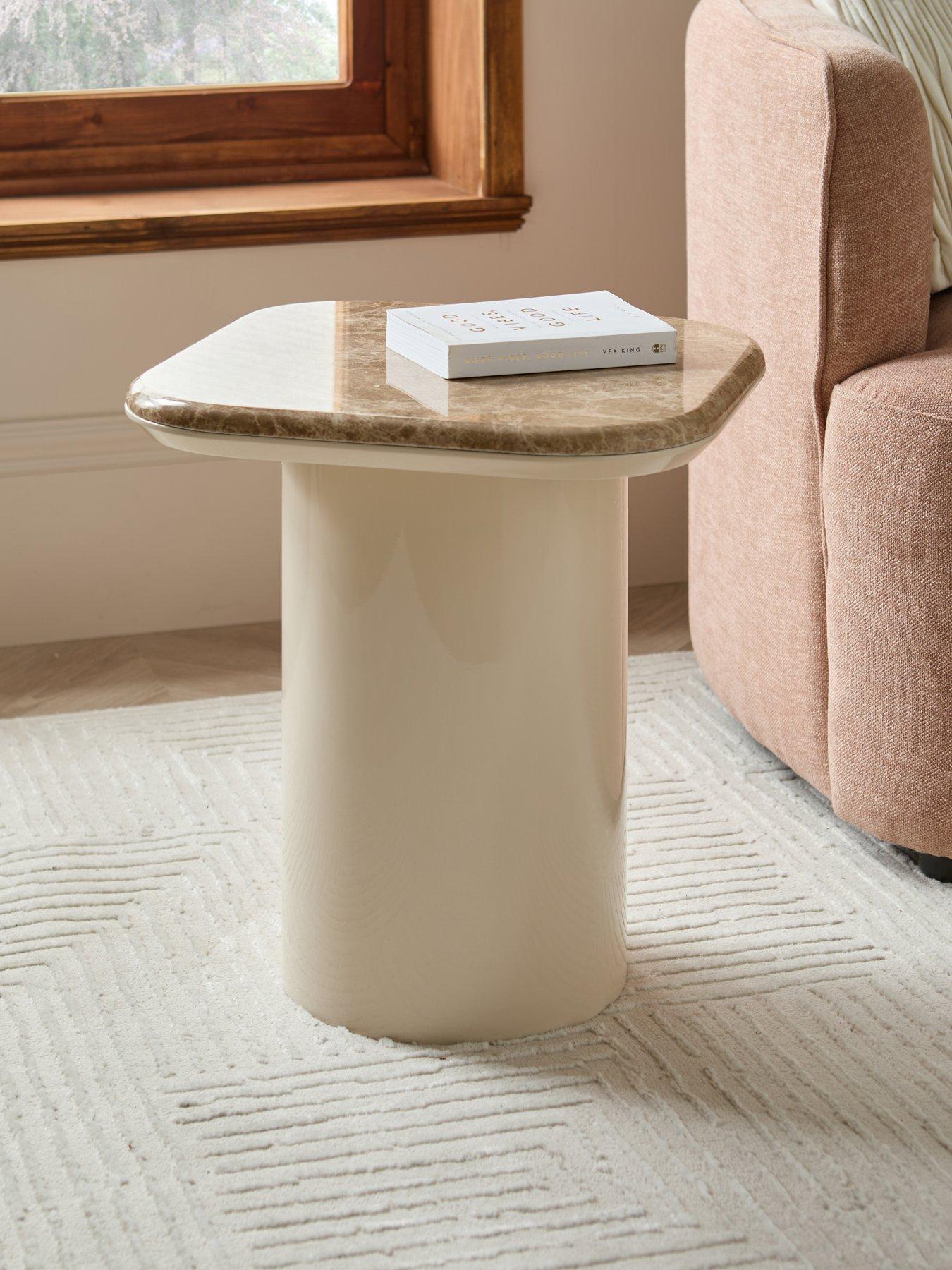 Image 1 of 7 of Michelle Keegan Home Marma Side Table - FSC&reg; Certified