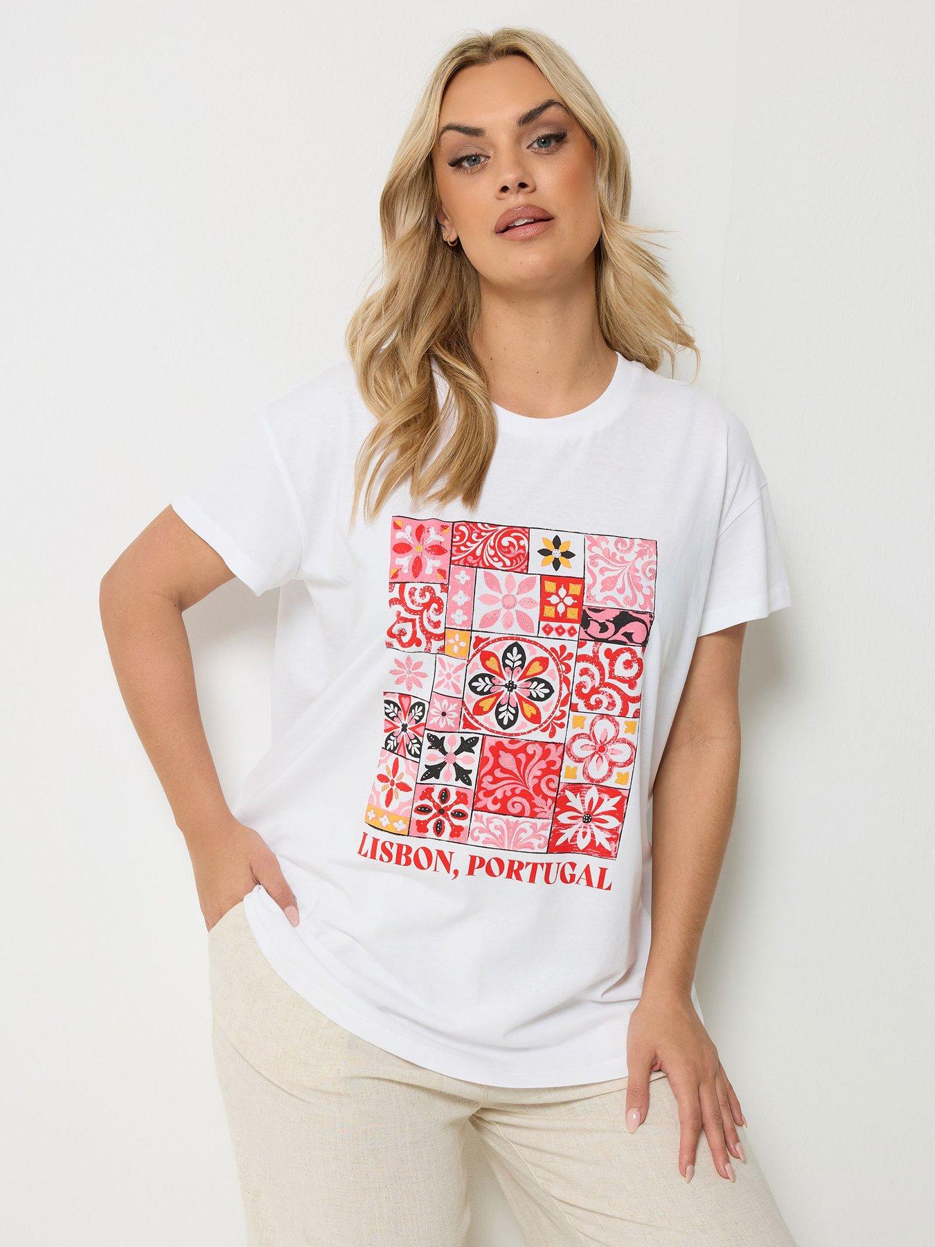 Yours Curve Placement Core T-shirt