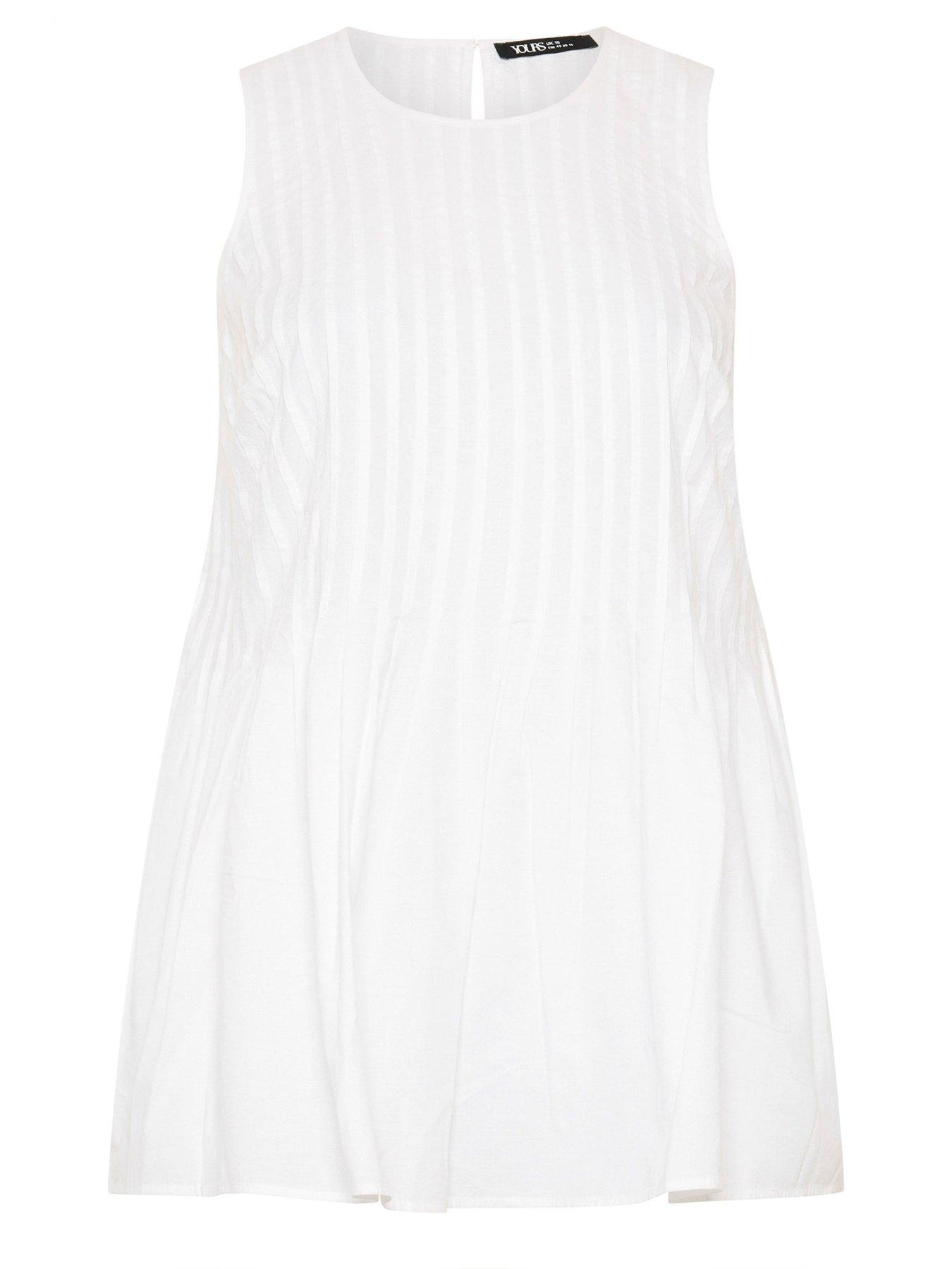 Image 5 of 5 of Yours Curve Pleated Peplum Top