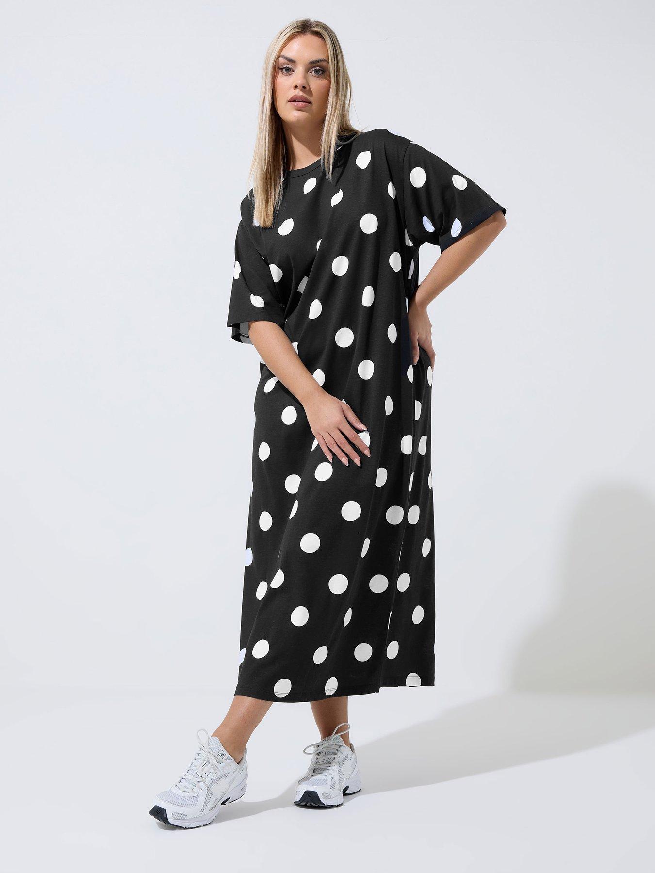 princess polly baby blue dress Anaya With Love Recycled Polka Dot Halter Neck & Open Back Maxi Dress –  Maya Deluxe main image 1