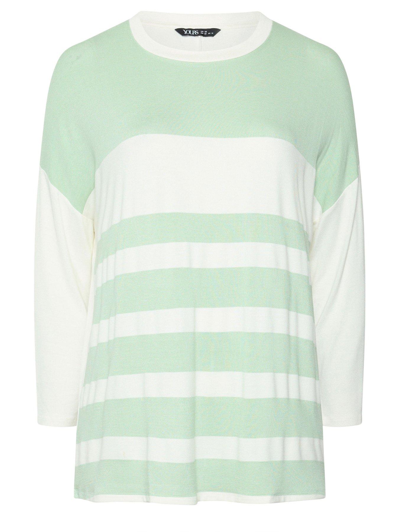 Image 5 of 5 of Yours Curve Bold Stripe Top