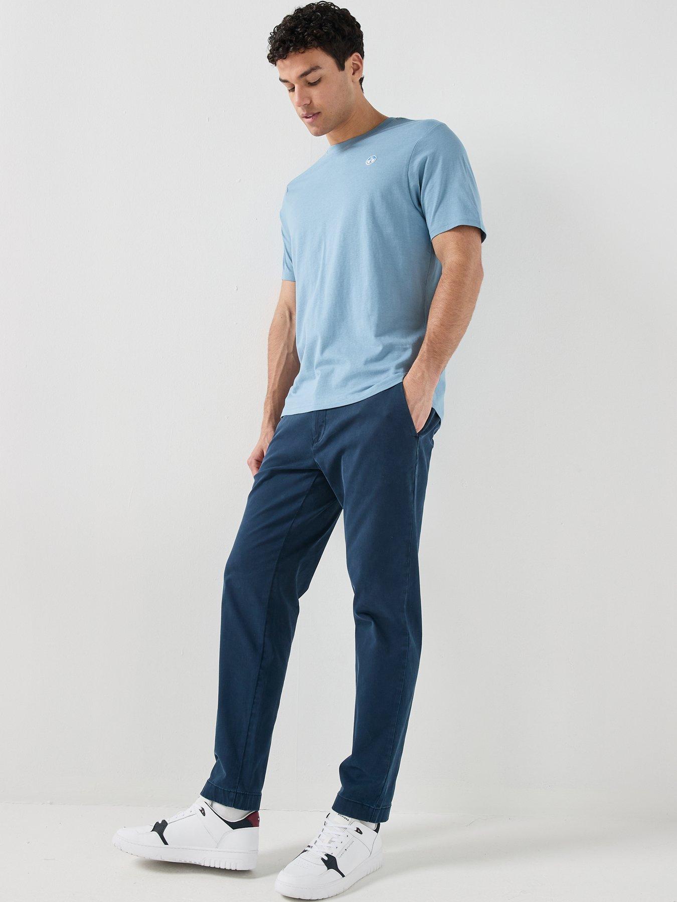Image 3 of 3 of North Sails Left Chest Logo T-Shirt - Blue