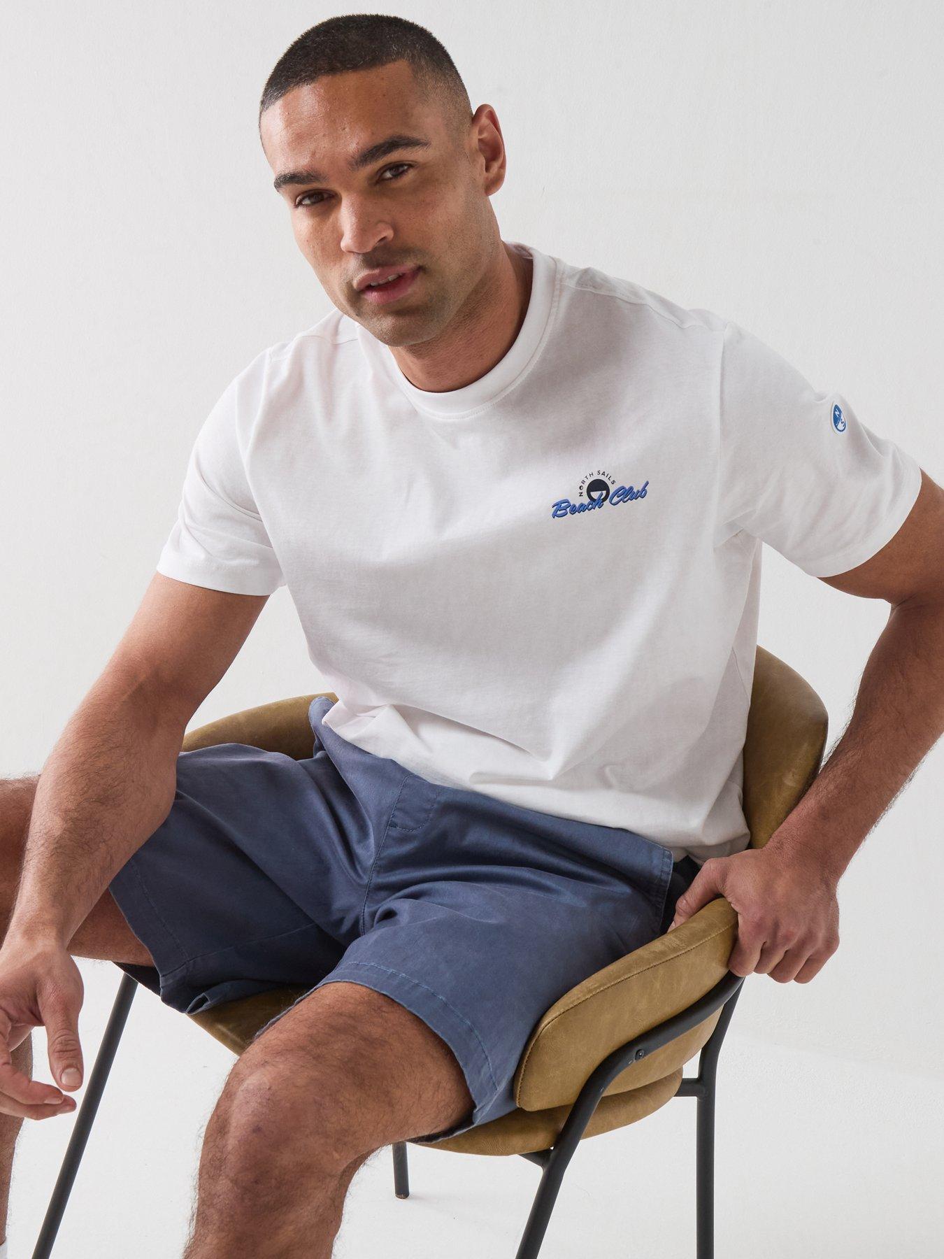 Image 6 of 6 of North Sails Summer Back Graphic T-Shirt - White