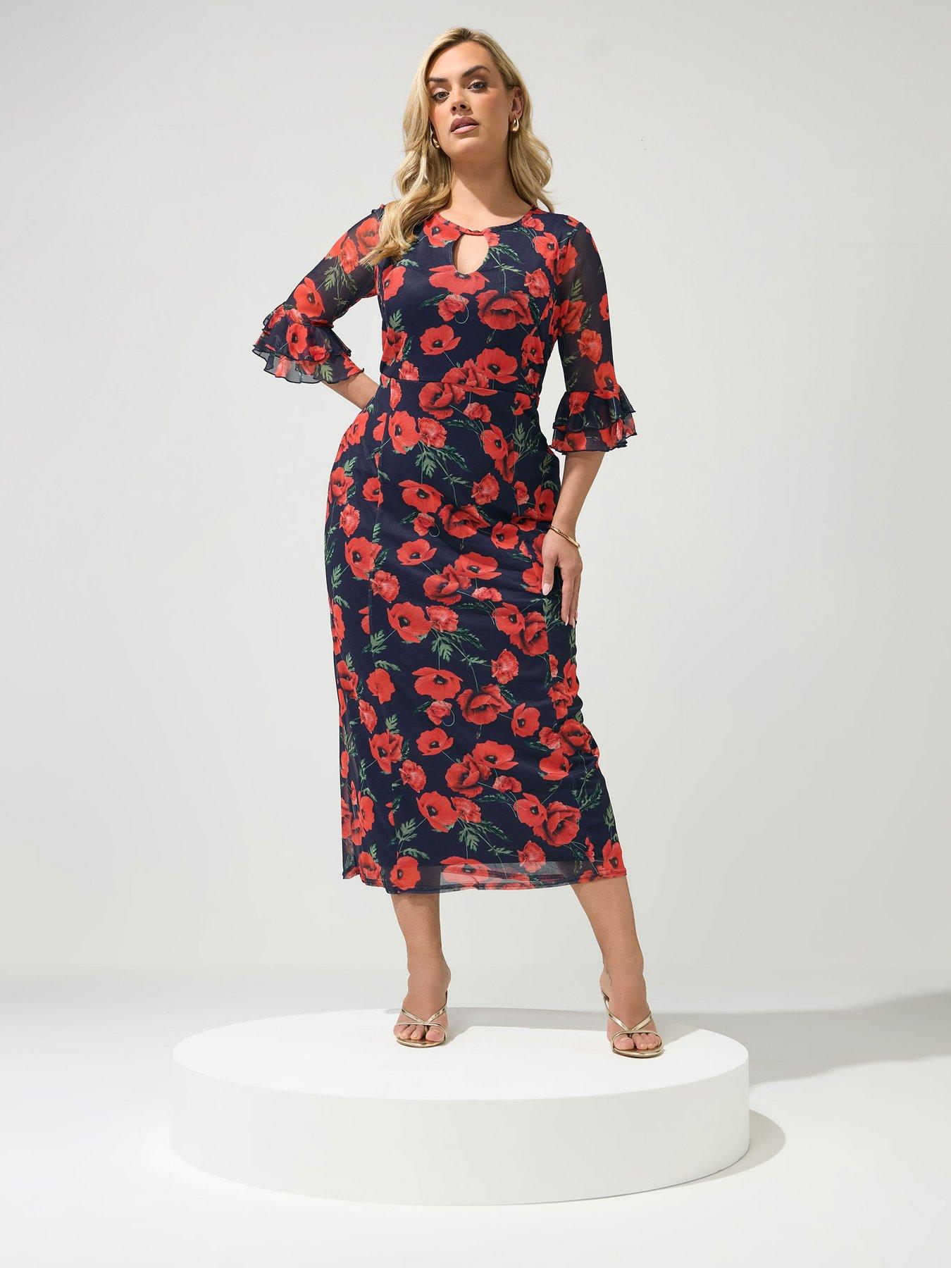 blue poppy mesh dress Bronte Blue Poppy Gown by Bronx and Banco  The Fitzroy