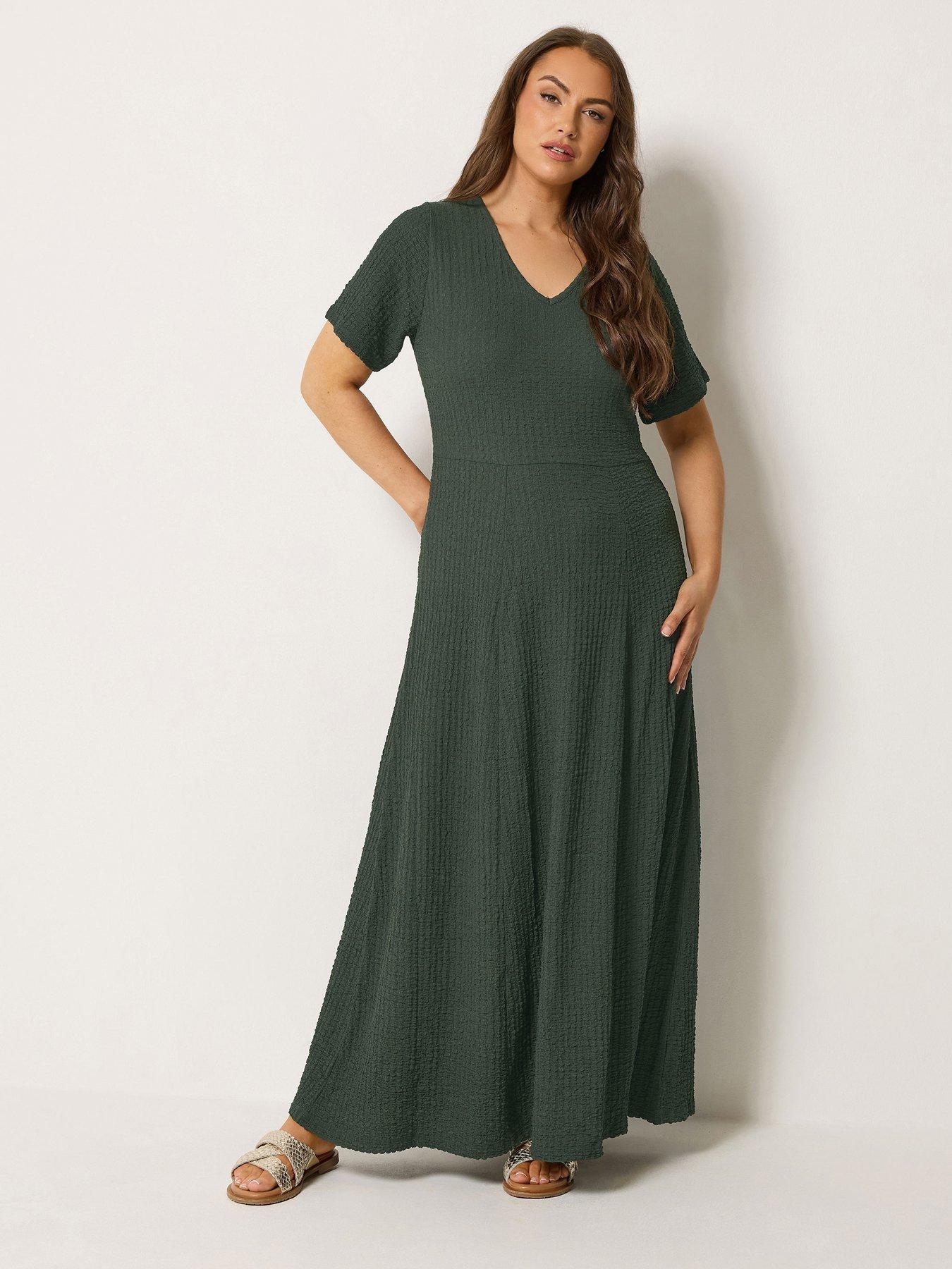 Yours Curve Textured Maxi Dress