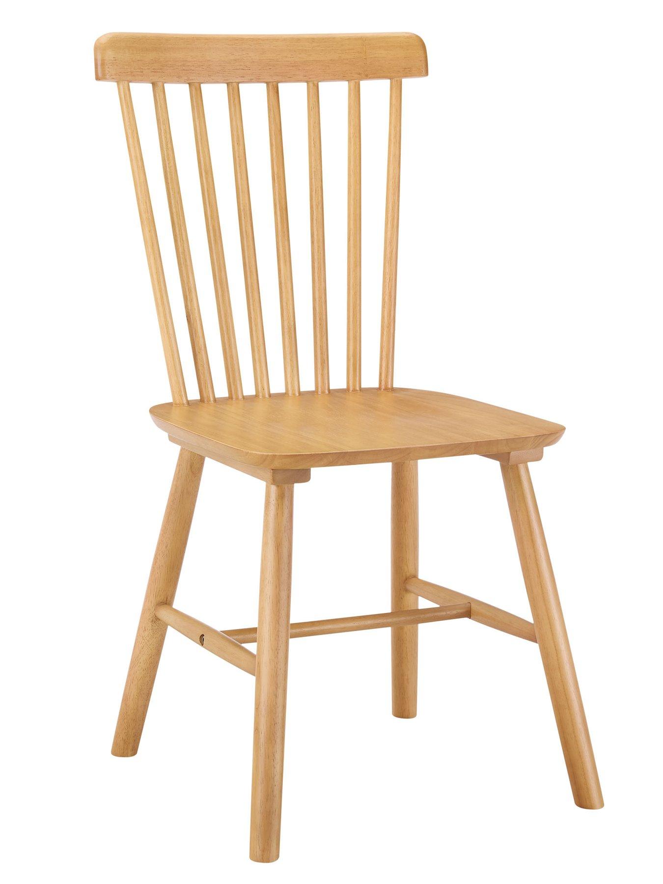 Image 3 of 7 of Dusk Harley Set Of 2 Dining Chairs - Light Wood