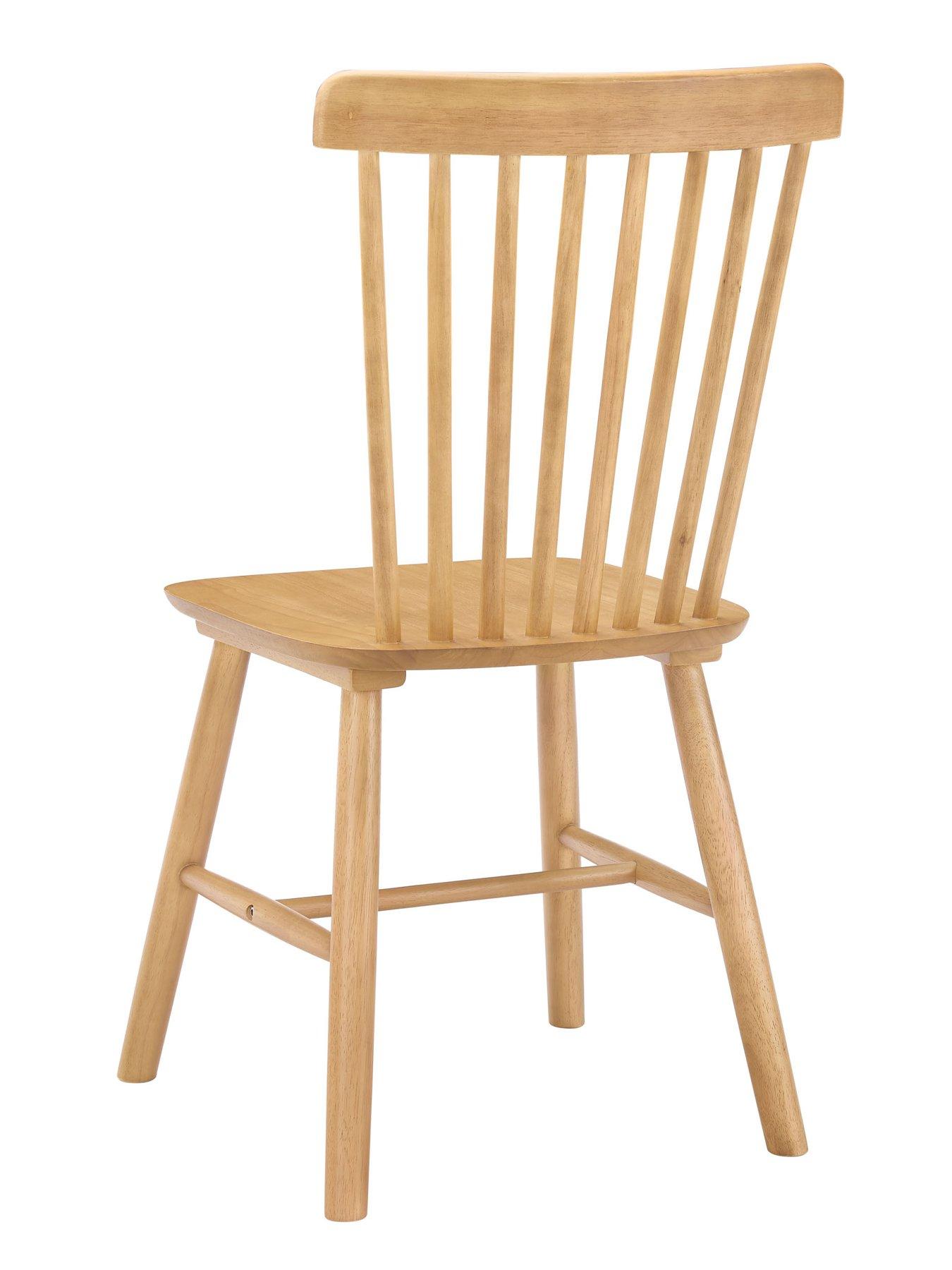 Image 5 of 7 of Dusk Harley Set Of 2 Dining Chairs - Light Wood