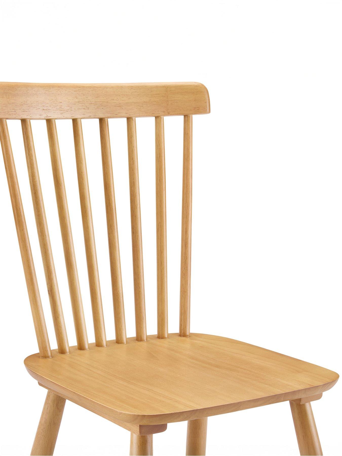 Image 7 of 7 of Dusk Harley Set Of 2 Dining Chairs - Light Wood