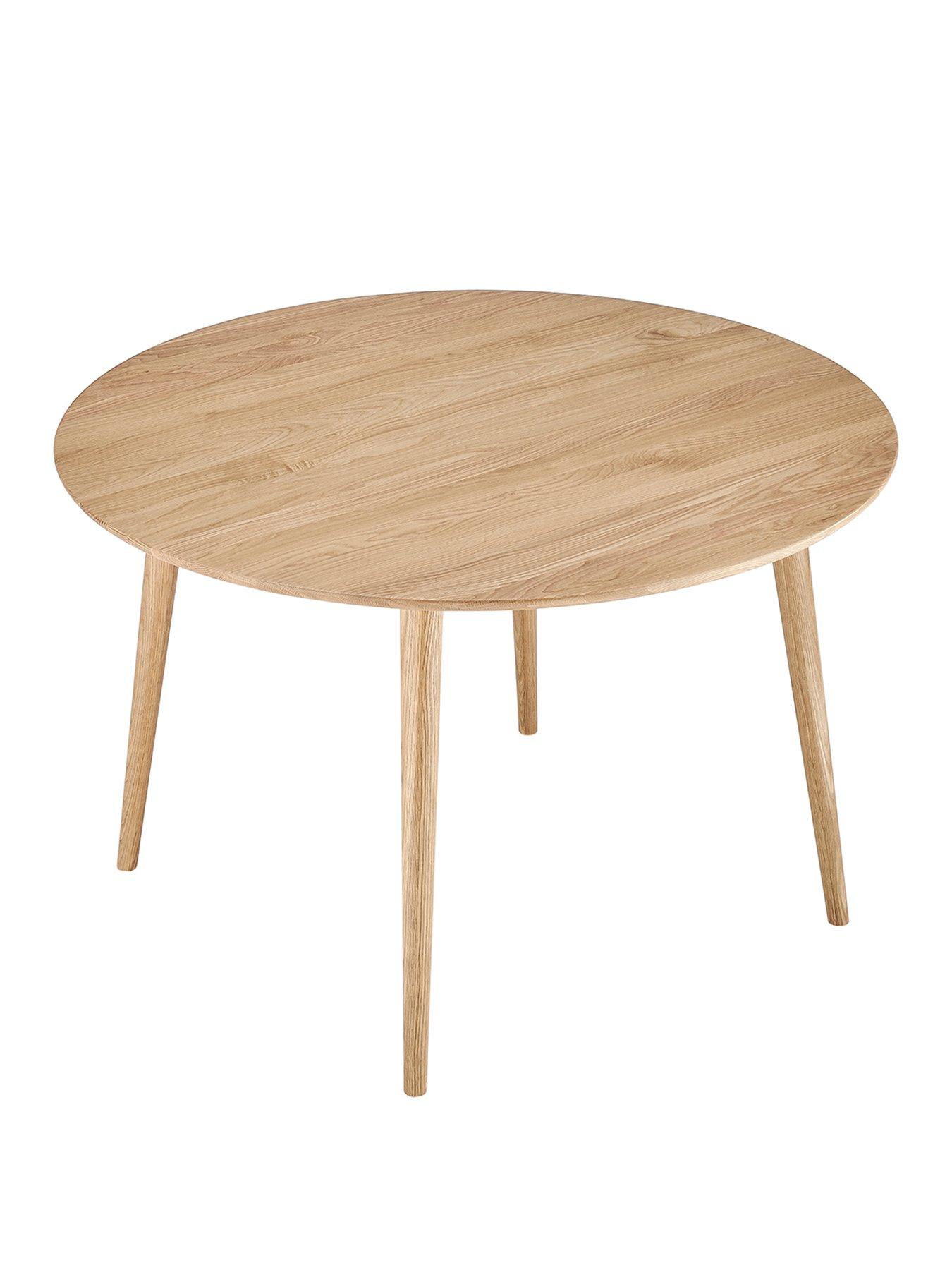 Image 2 of 7 of Dusk Heidi Solid Oak 4-6 Seater Round Dining Table - Natural