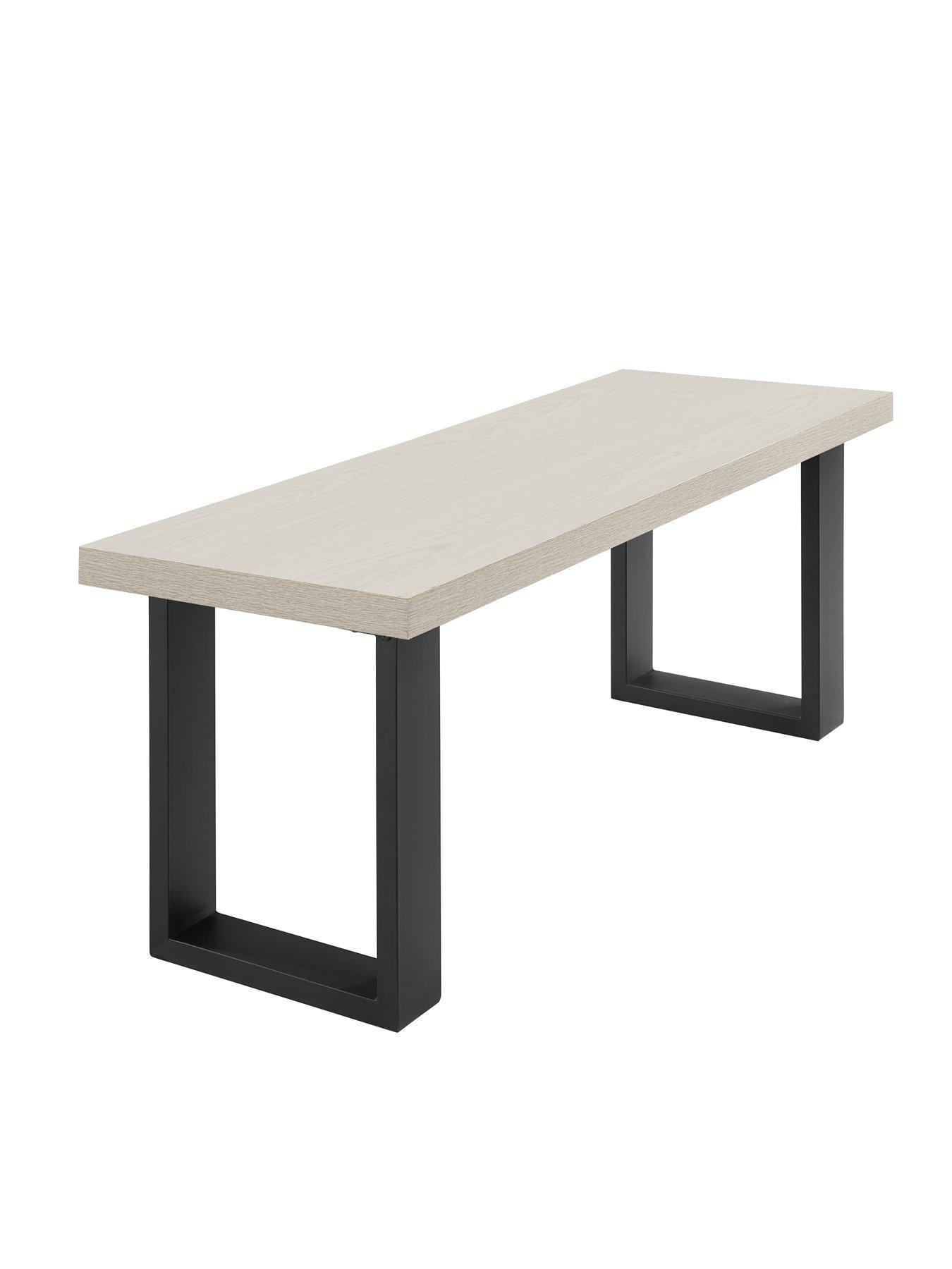 Image 5 of 7 of Dusk Harper Dining Bench - Wood/black