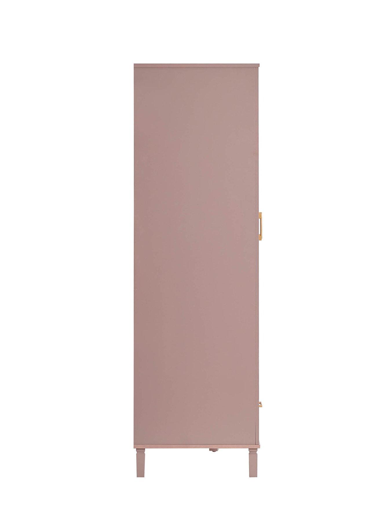 Image 4 of 4 of Dusk Sienna 3 Door Wardrobe With Drawers - Dusty Mauve