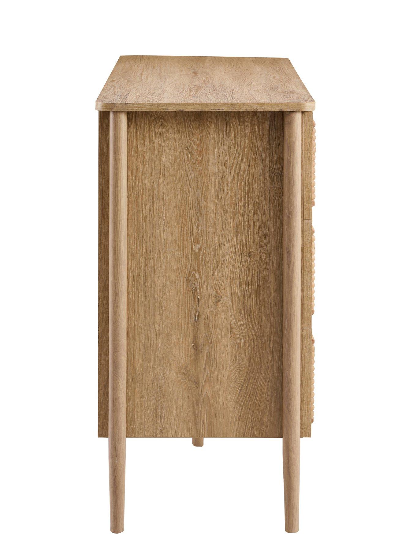 Image 7 of 7 of Dusk Posy Bobbin 6 Drawer Chest - Light Wood