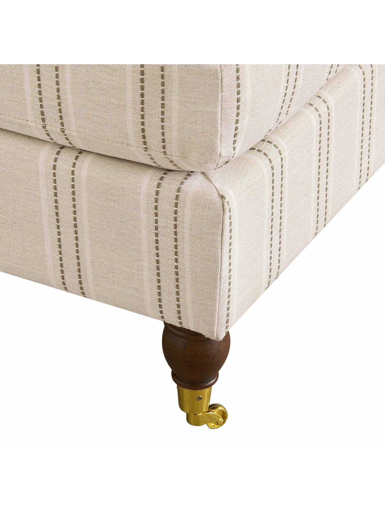 Image 4 of 6 of Dusk Sicily Pouffe - Stripe