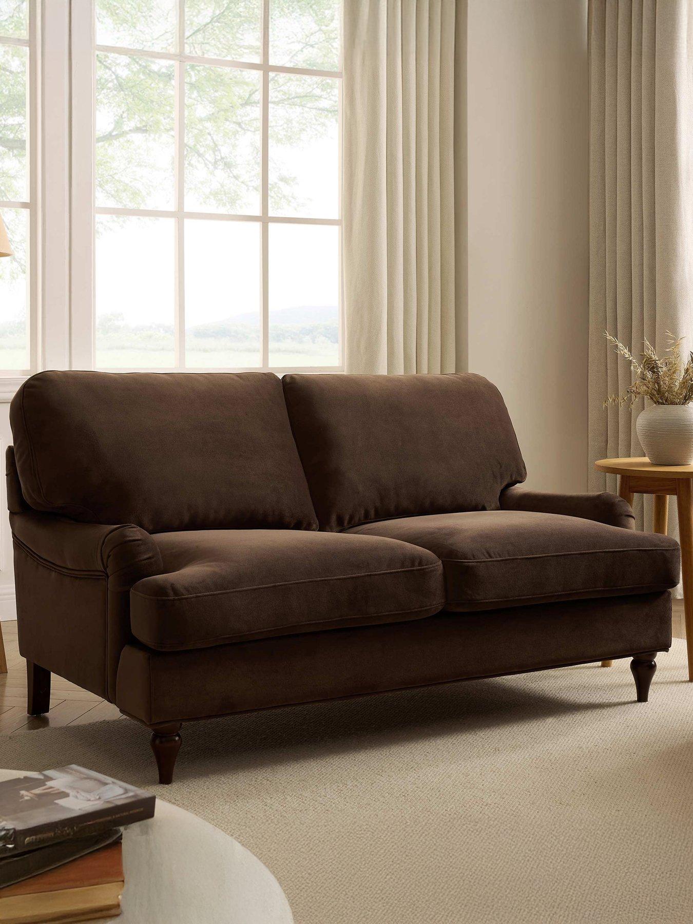 Dusk Hampshire 2 Seater Sofa - Cappuccino