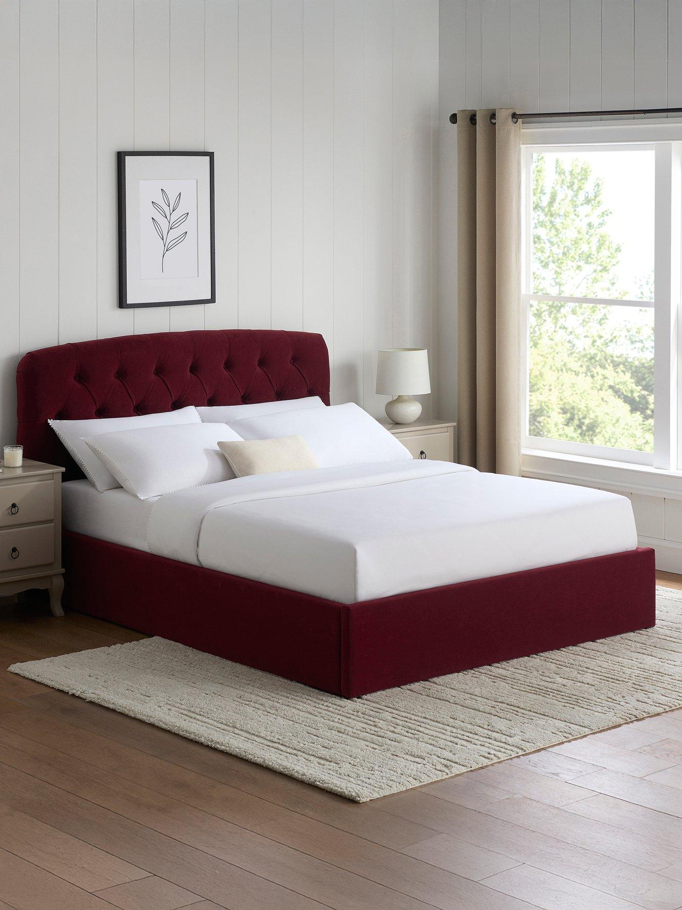 Dusk Hebden Berry Ottoman Storage Bed - King