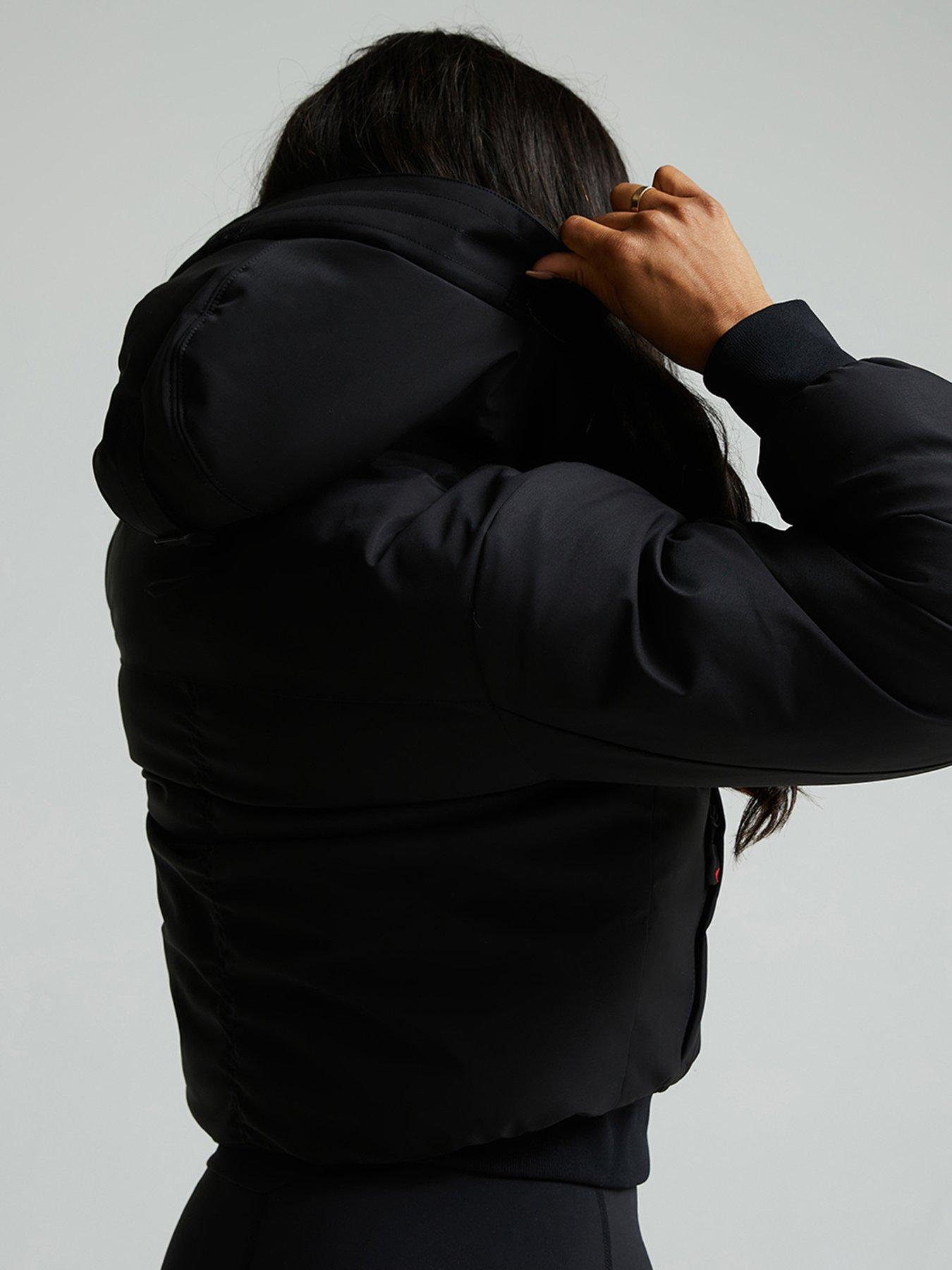 Image 5 of 7 of Zavetti Canada W Olivia Hooded Bomber Jacket