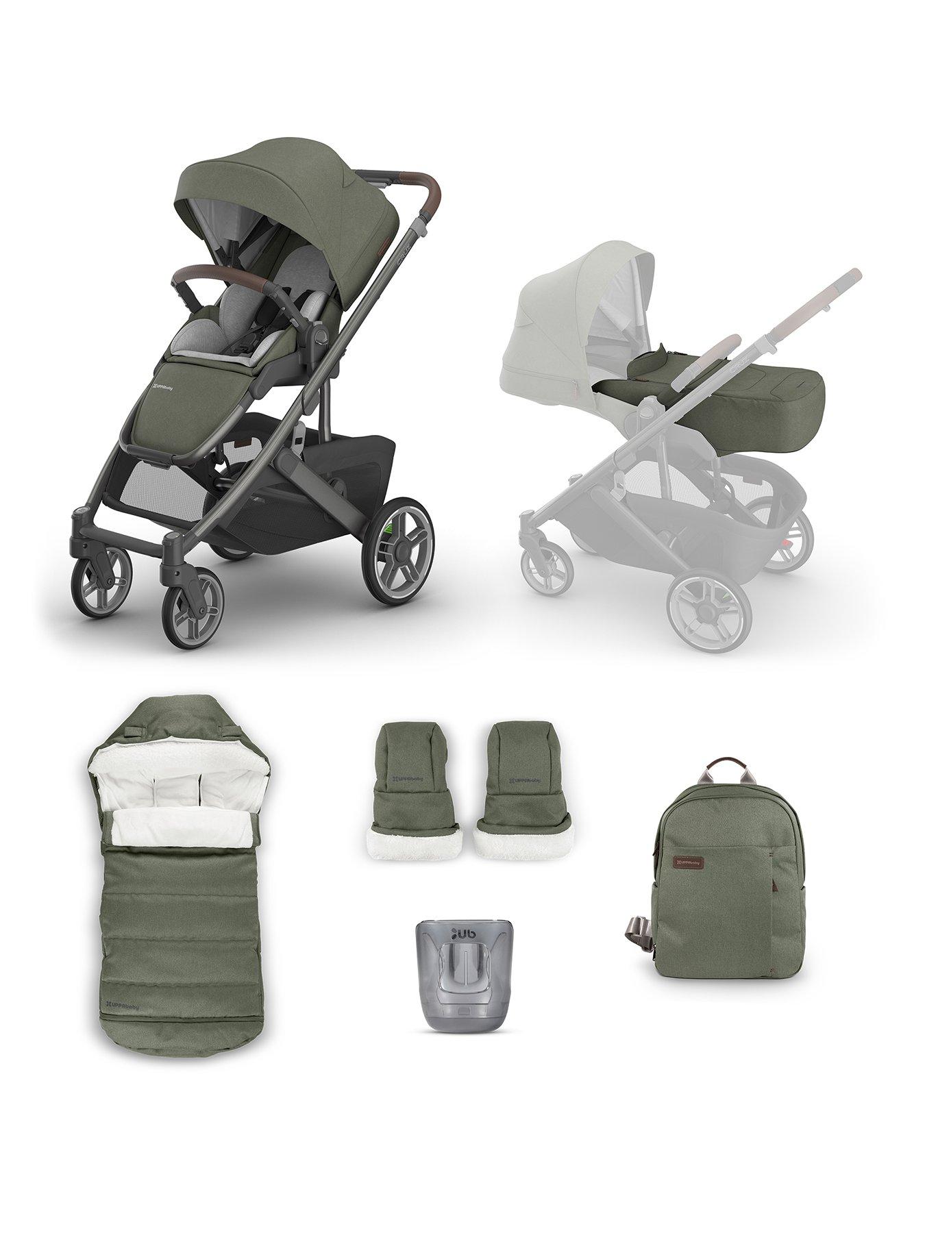 UPPAbaby CRUZ V3 Pushchair Bundle + Infant Cover - Evelyn