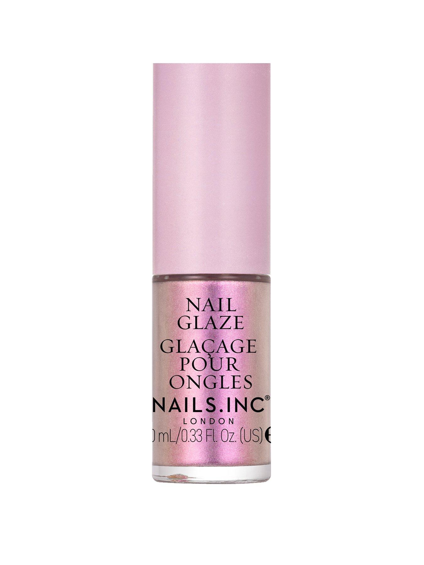 Image 1 of 6 of Nails Inc Chrome Glow Chrome Nail Glaze Easy Donut Effect Nails, Chrome Nail Powder and Sponge Set