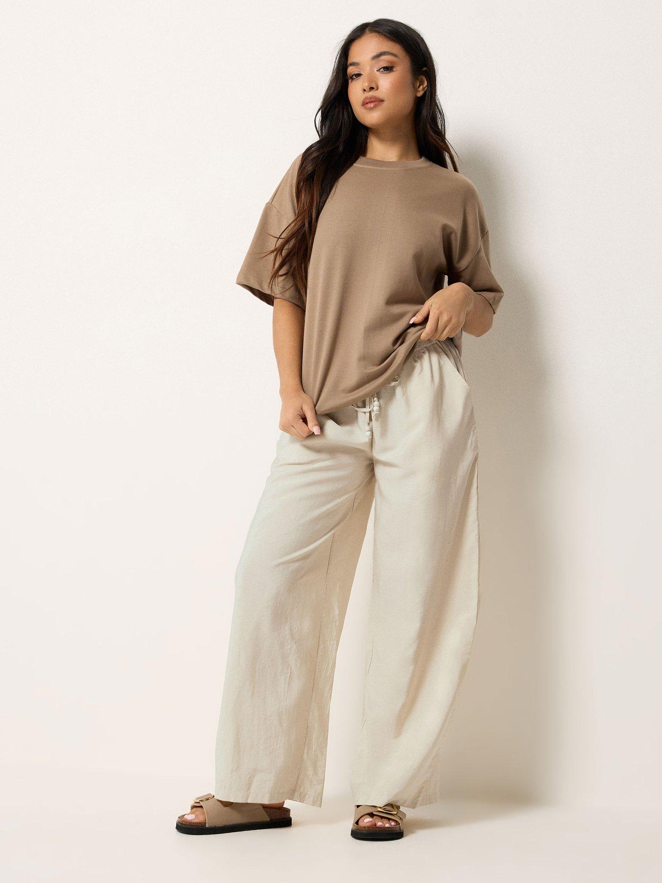 PixieGirl Petite Beaded Wide Leg Trousers