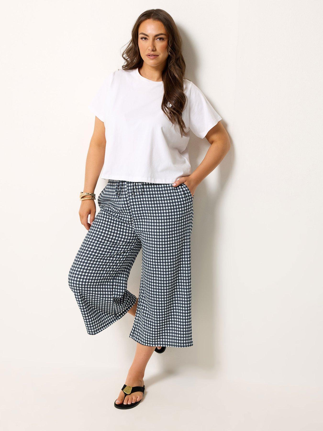 Yours Curve Jersey Sun Print Culotte