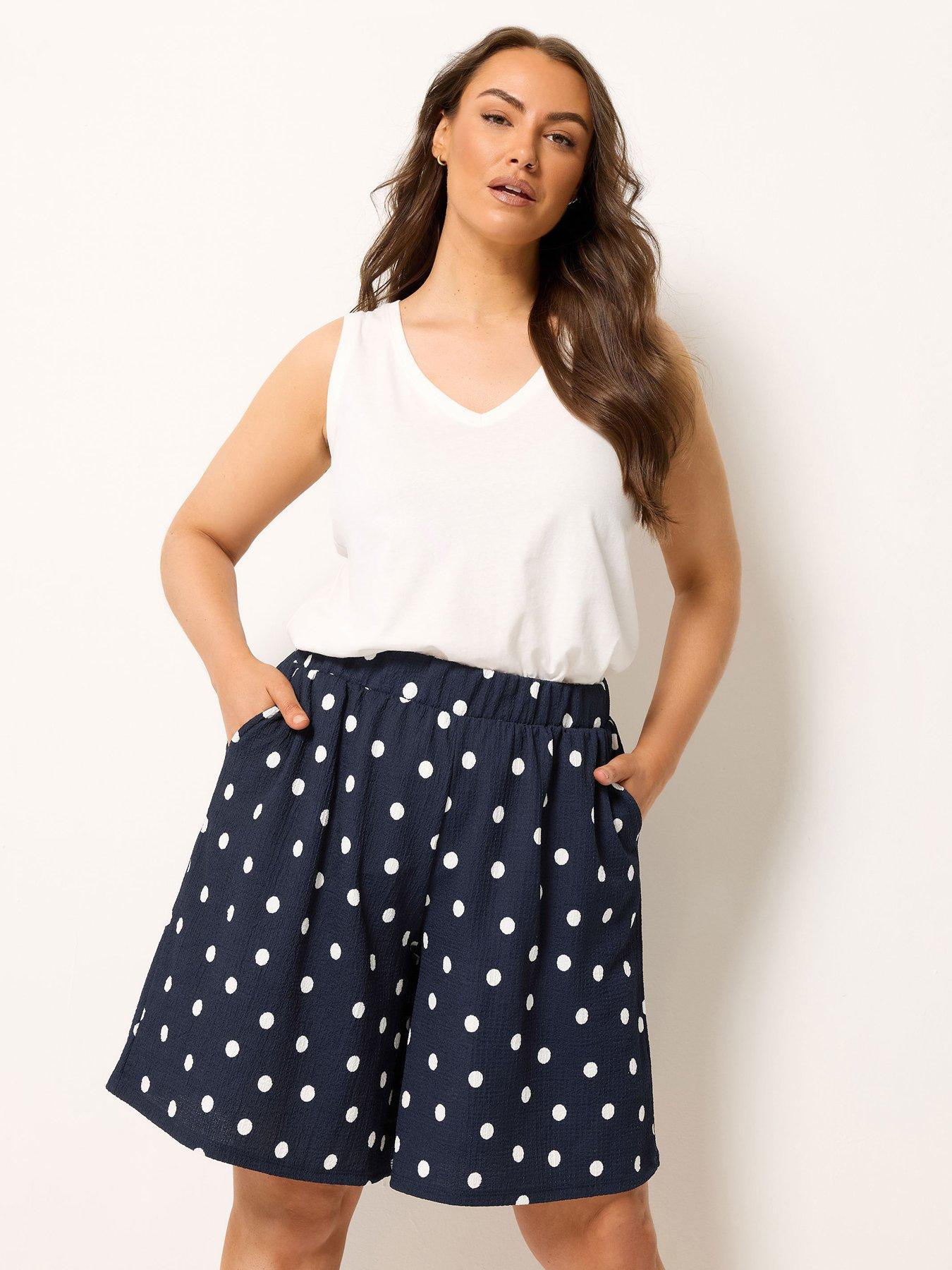 Yours Curve 2 Pack Gingham Shorts
