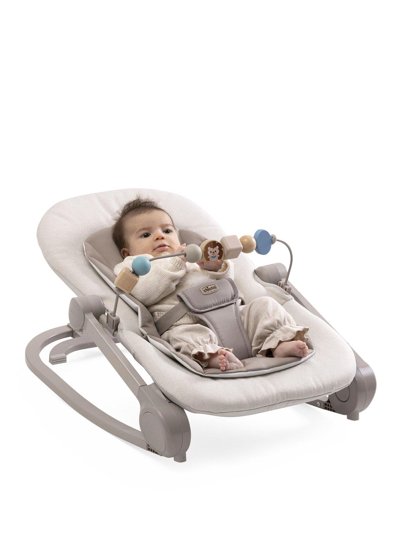 Chicco Magia Bouncer and Toddler Chair, Foldable Design, Vanilla