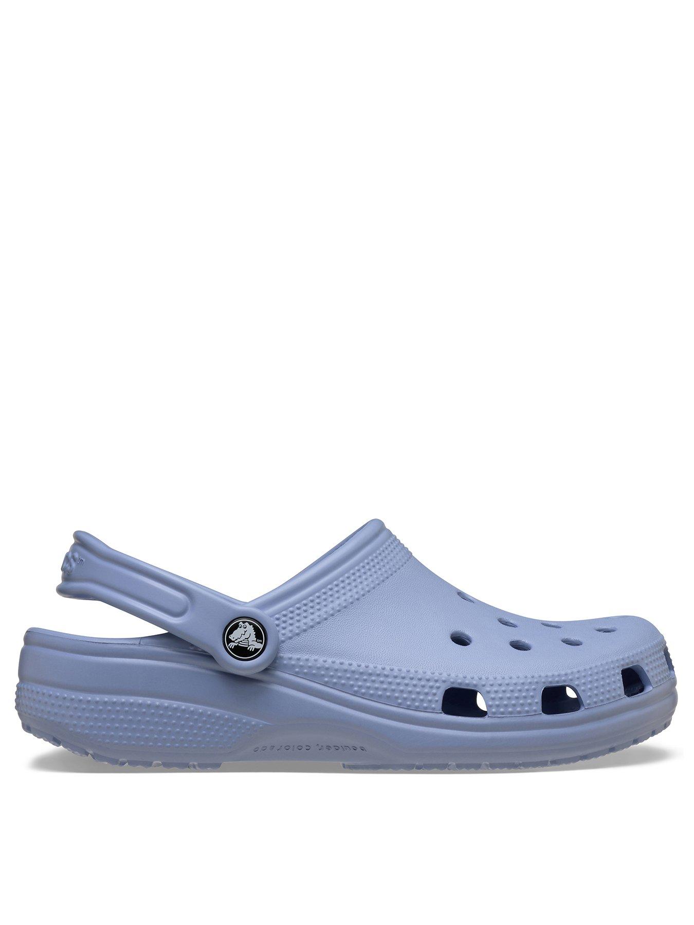 Crocs Mens Classic Clog Sandal, Blue, Size 12, Men