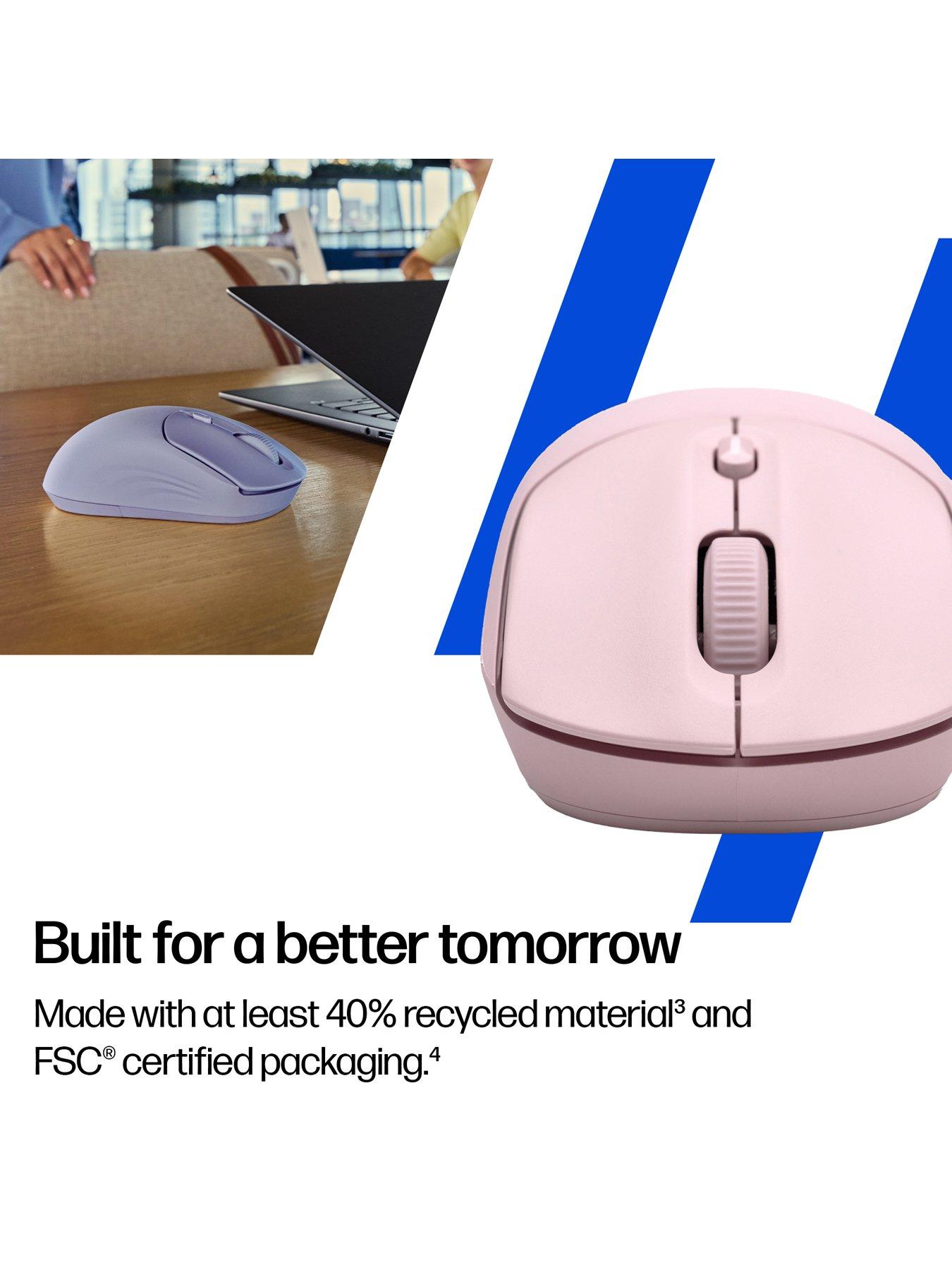 Image 6 of 8 of HP 400 Quiet Pink Wireless Mouse