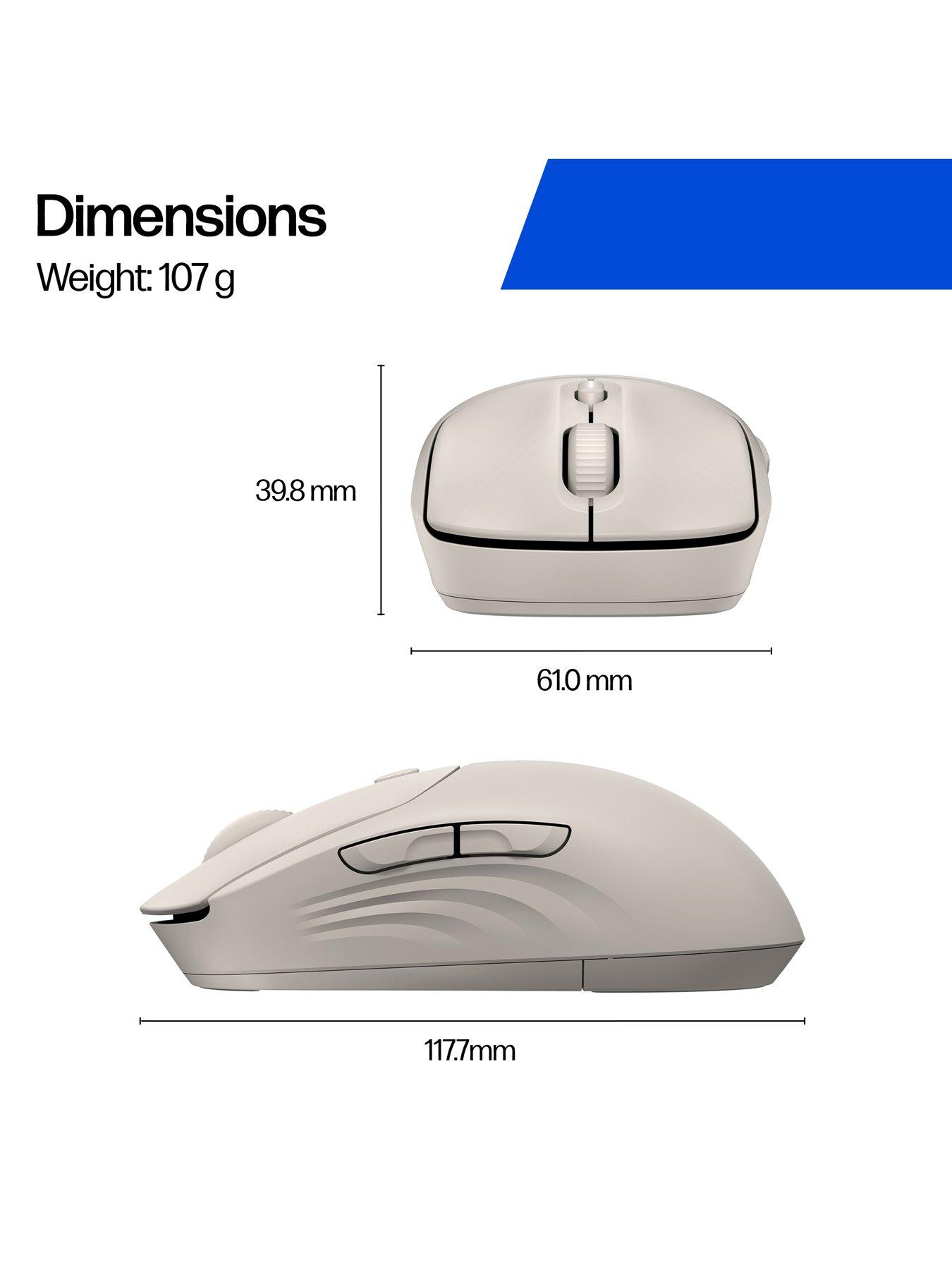 Image 6 of 8 of HP 400 Quiet Maple Wireless Mouse