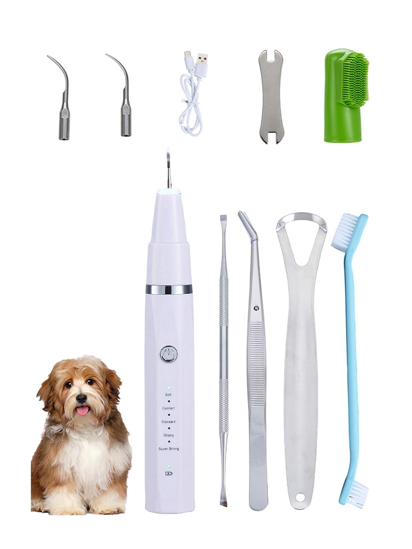 Living and Home White Pet Teeth Cleaning Kit