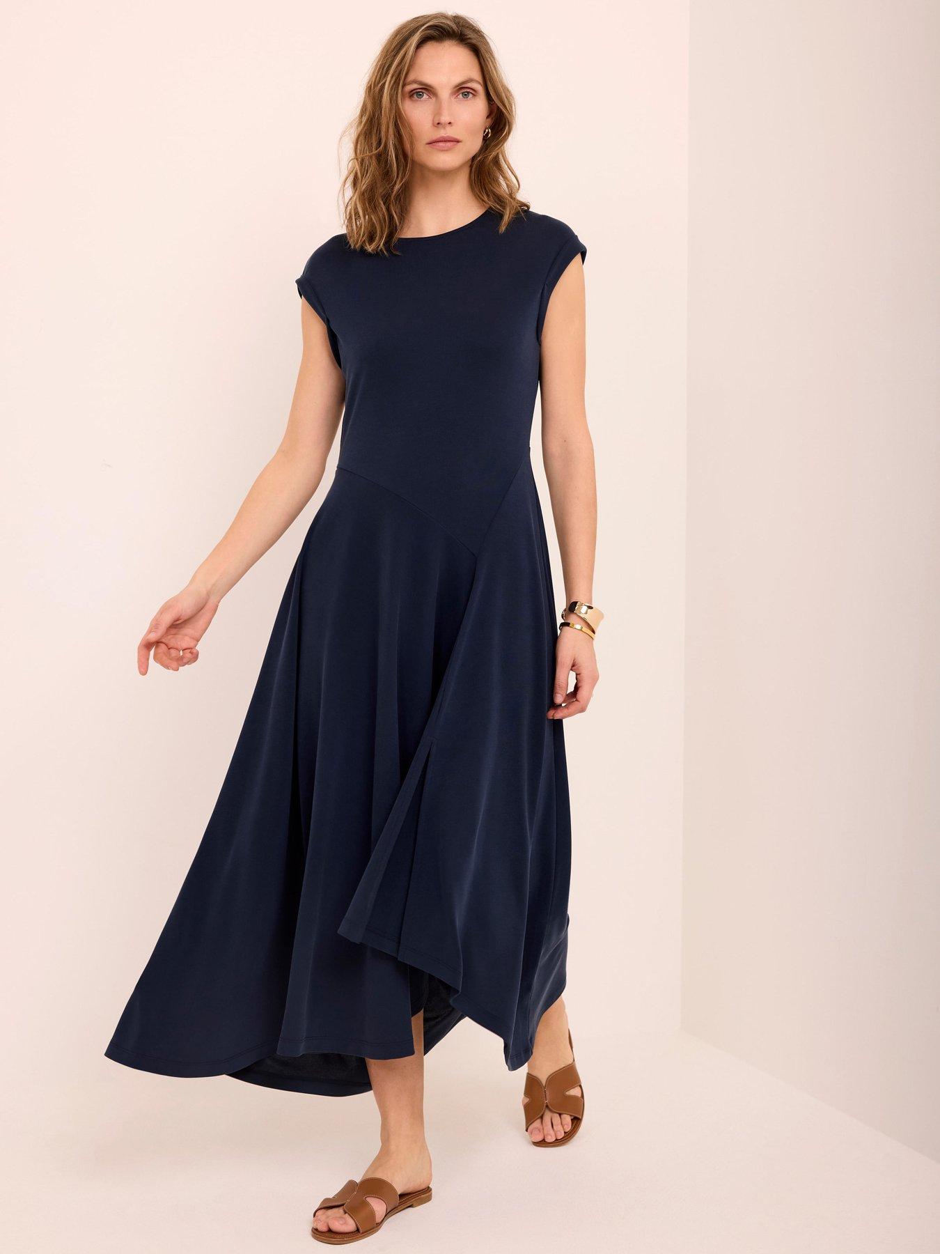 navy blue dress for baby girl Buy Mint Velvet Red Lace Asymmetric Dress from Next USA main image 1