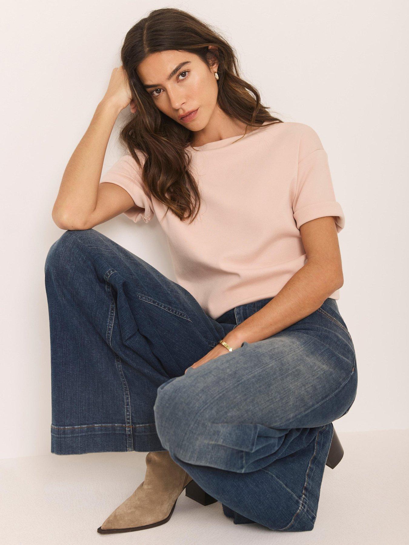 Mint Velvet Ultimate Cotton T-Shirt - Pink