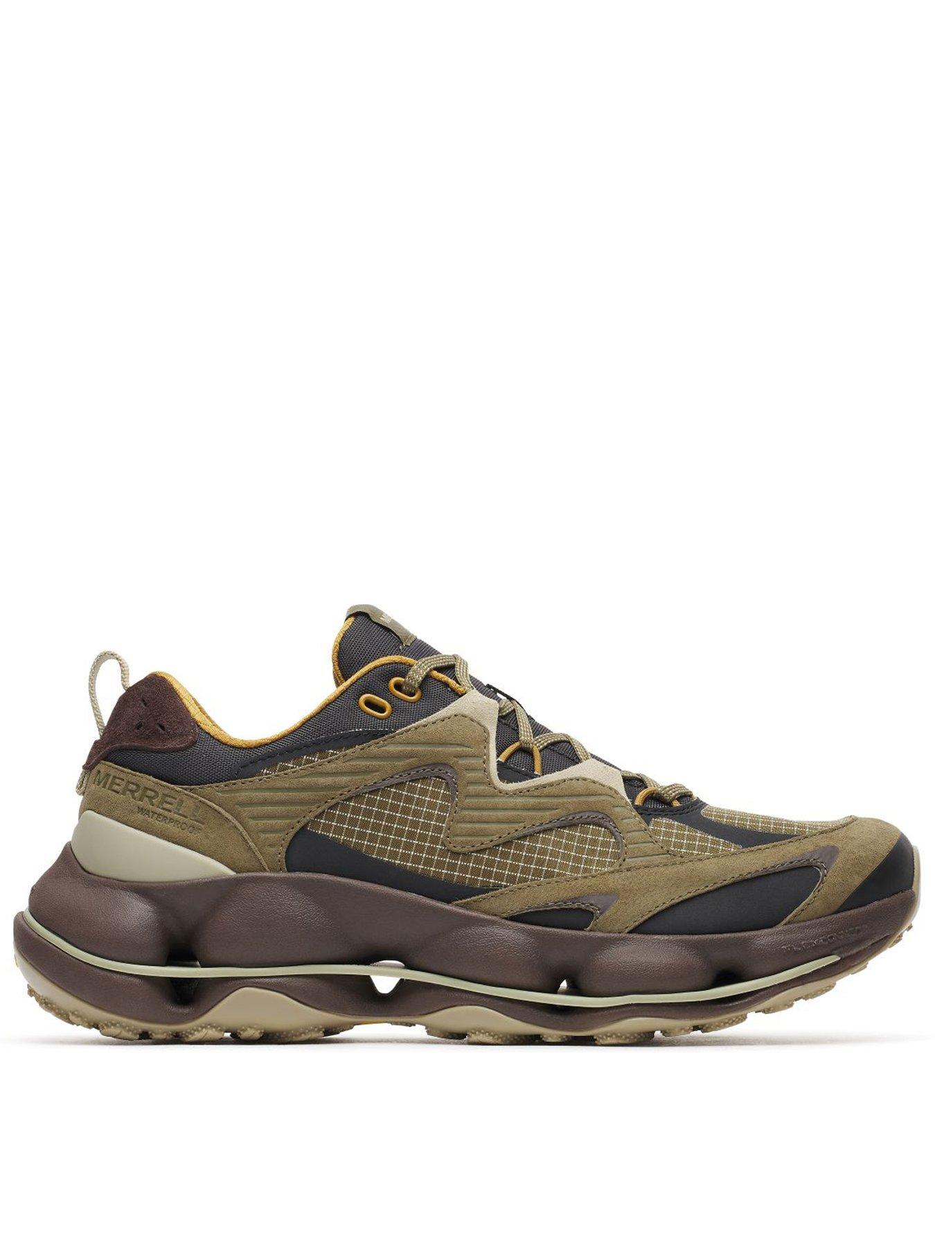 Image 1 of 6 of Merrell Mens Speedarc Matis Leather Waterproof Hiking Shoes - Green