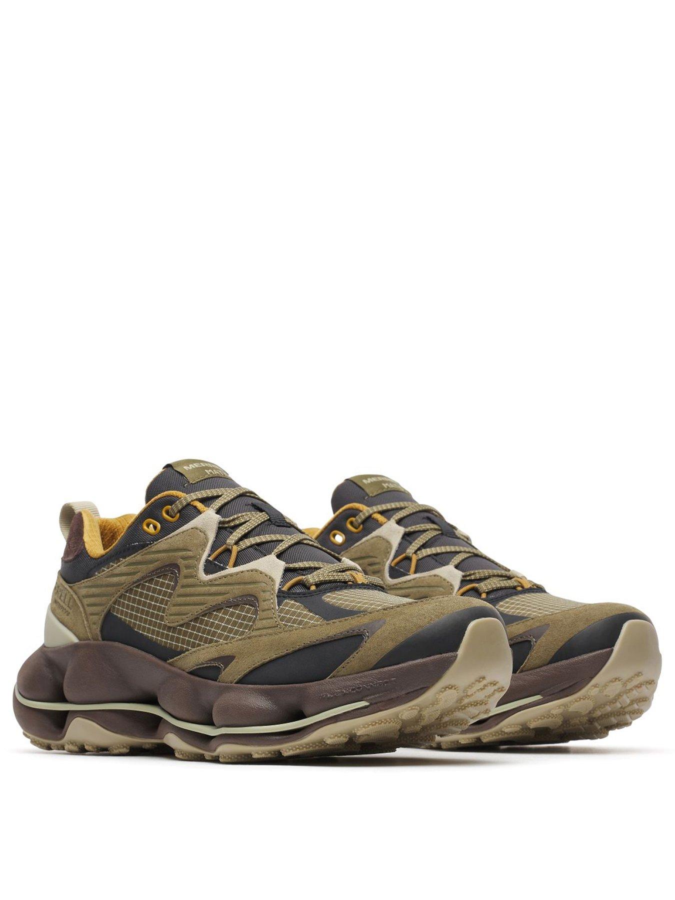 Image 2 of 6 of Merrell Mens Speedarc Matis Leather Waterproof Hiking Shoes - Green