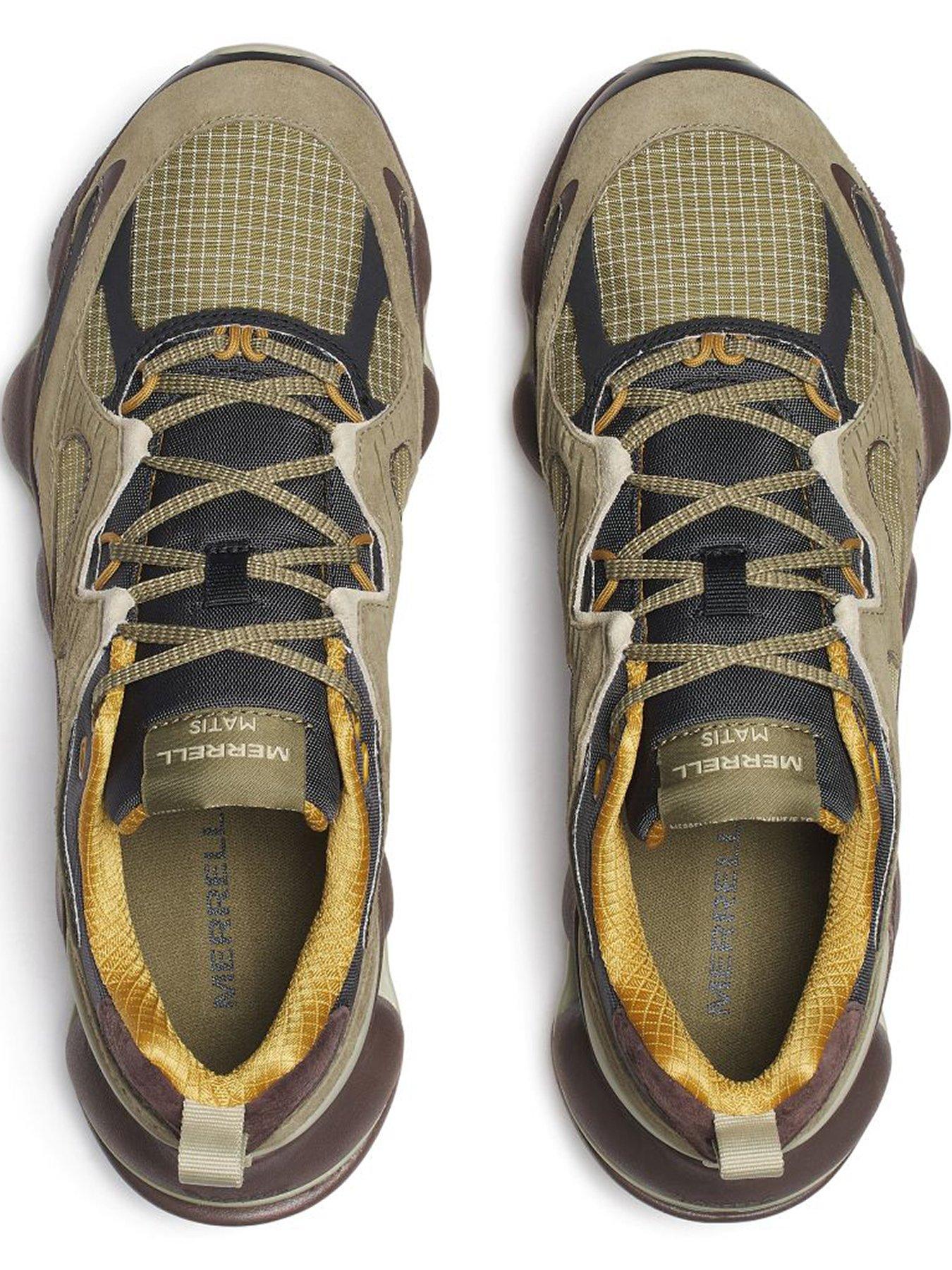 Image 4 of 6 of Merrell Mens Speedarc Matis Leather Waterproof Hiking Shoes - Green