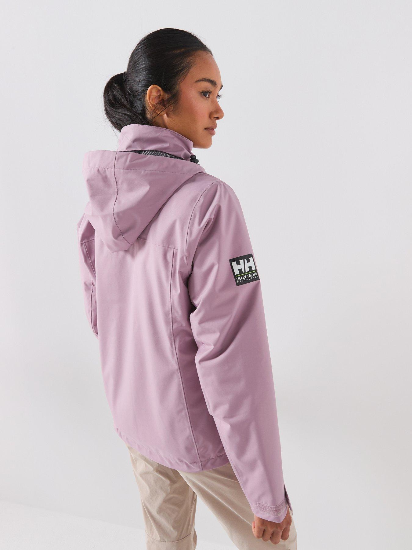 Image 2 of 6 of Helly Hansen Womens Crew Hooded Midl Jacket 2.0 Waterproof Windproof Jacket - Lilac