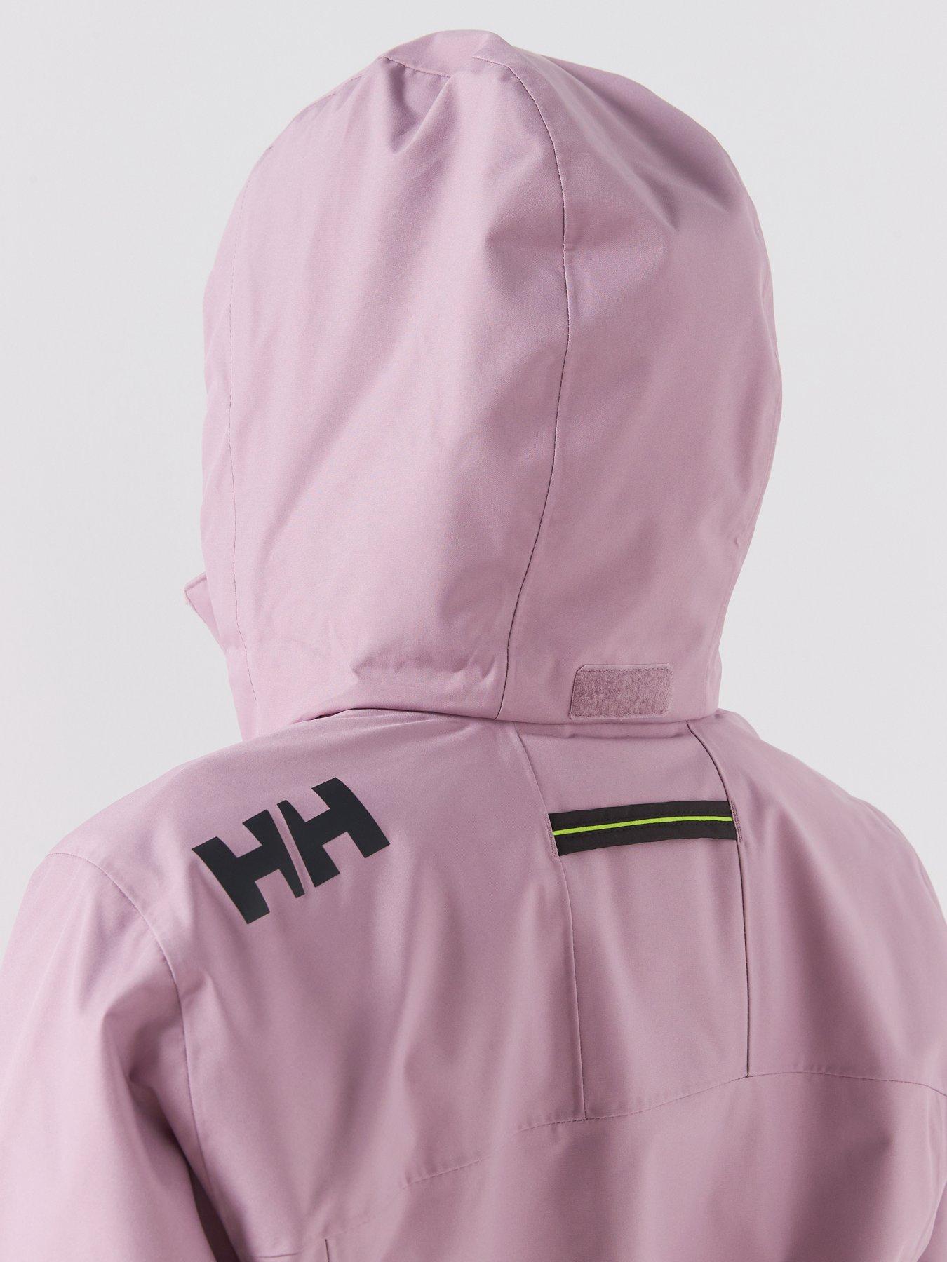 Image 5 of 6 of Helly Hansen Womens Crew Hooded Midl Jacket 2.0 Waterproof Windproof Jacket - Lilac