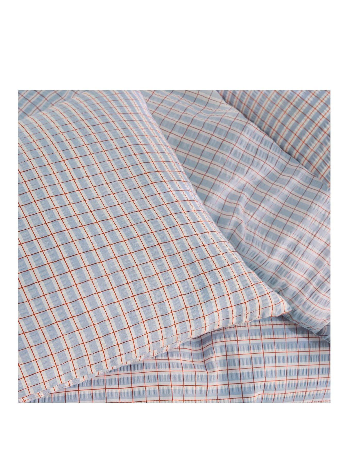 Image 2 of 3 of Made Felix Seersucker Duvet Set Lilac