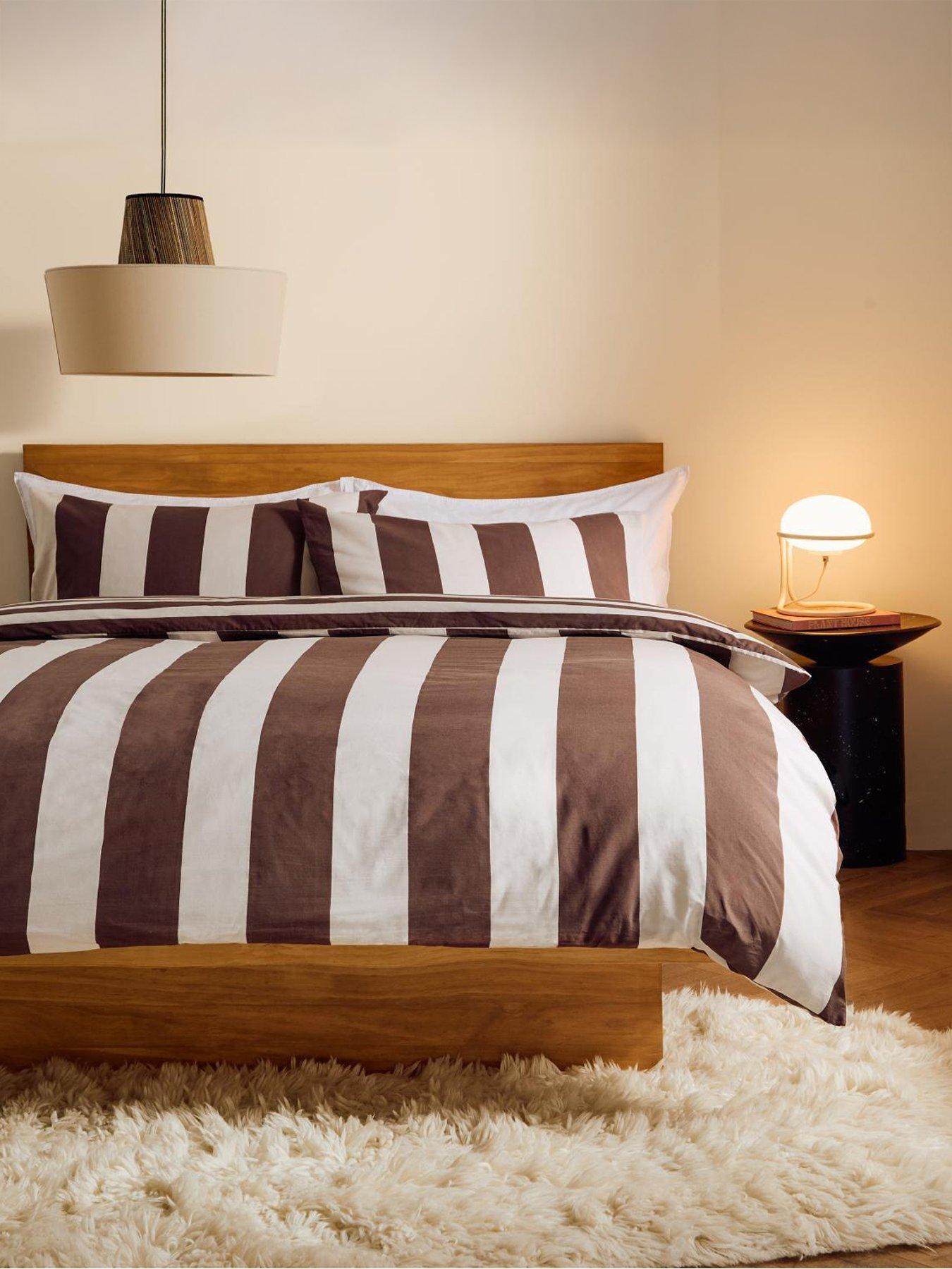 Image 1 of 3 of Made Donni Duvet Set Chocolate