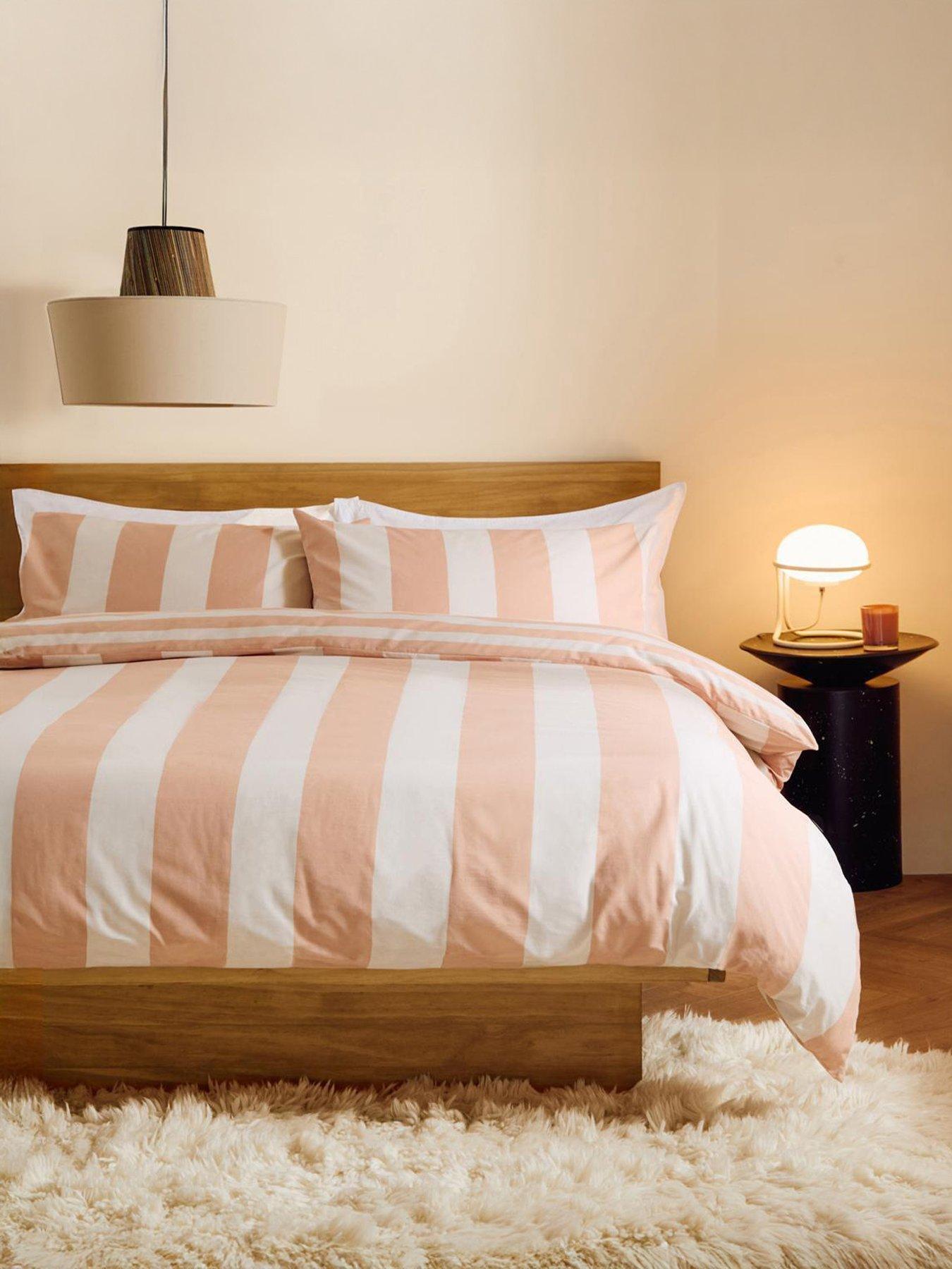 Image 1 of 3 of Made Donni Duvet Set Clay Pink