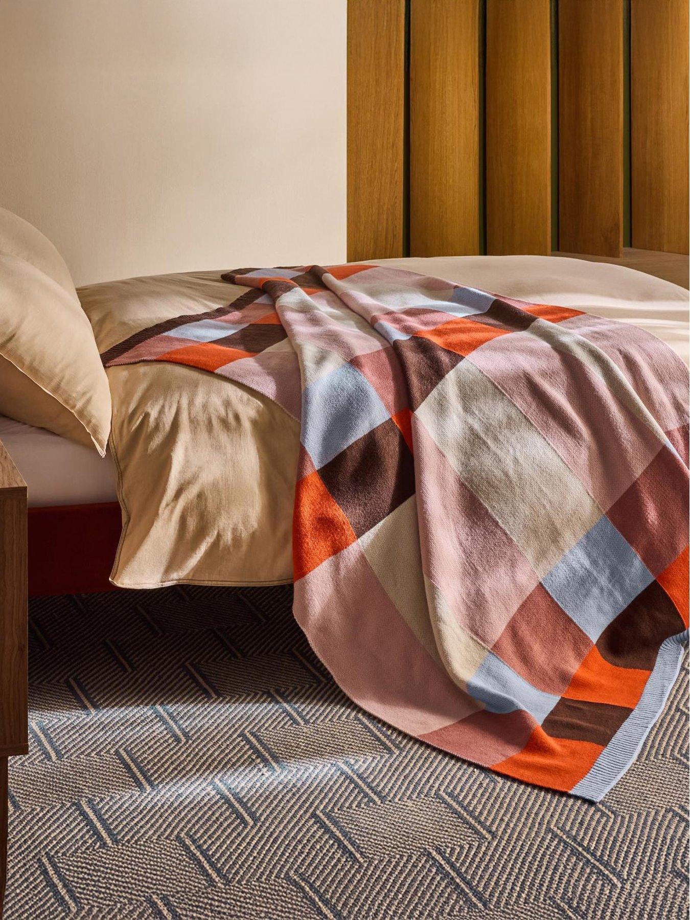 Image 1 of 6 of Made Keava 130x180 Throw Orange