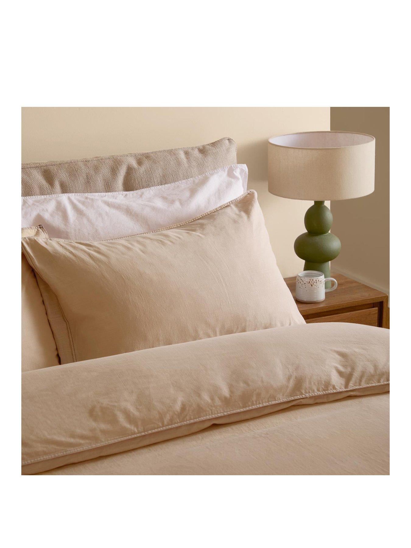 Image 2 of 3 of Made Textured Cotton Duvet Set Natural