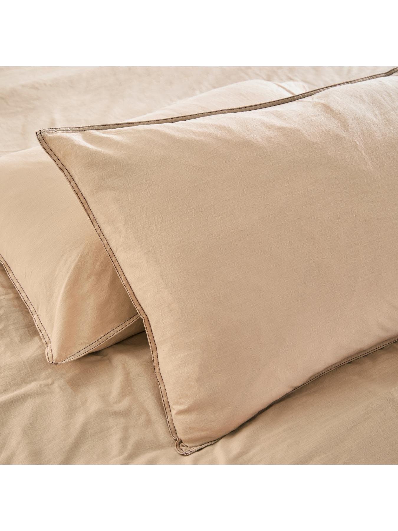 Image 3 of 3 of Made Textured Cotton Duvet Set Natural