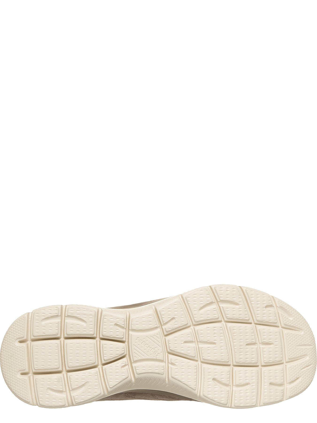 Image 4 of 6 of Skechers Summits Suede Bungee Slip-In Trainers - Beige