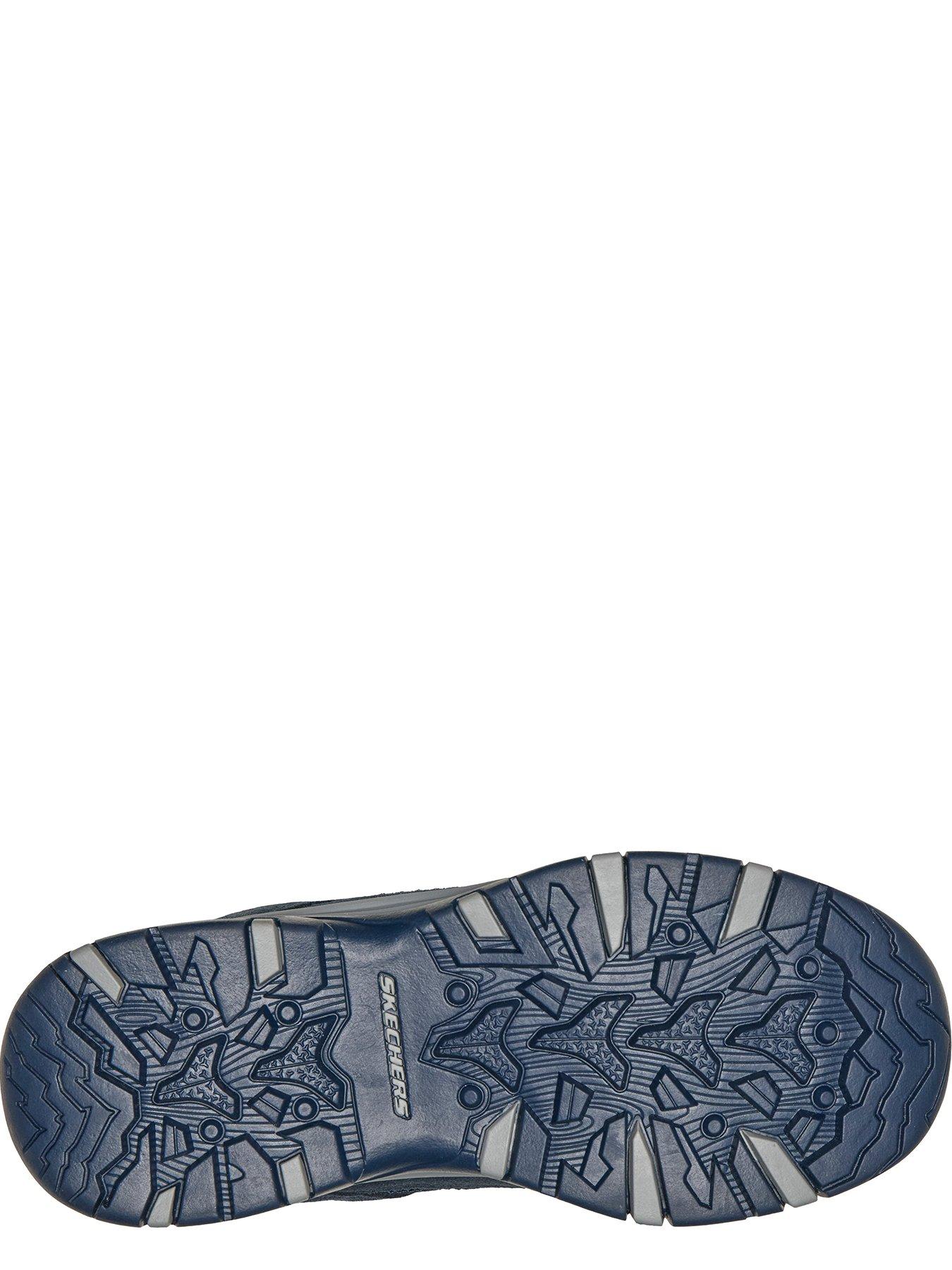 Image 4 of 6 of Skechers Trego Lace Up Suede Mesh Boots - Navy