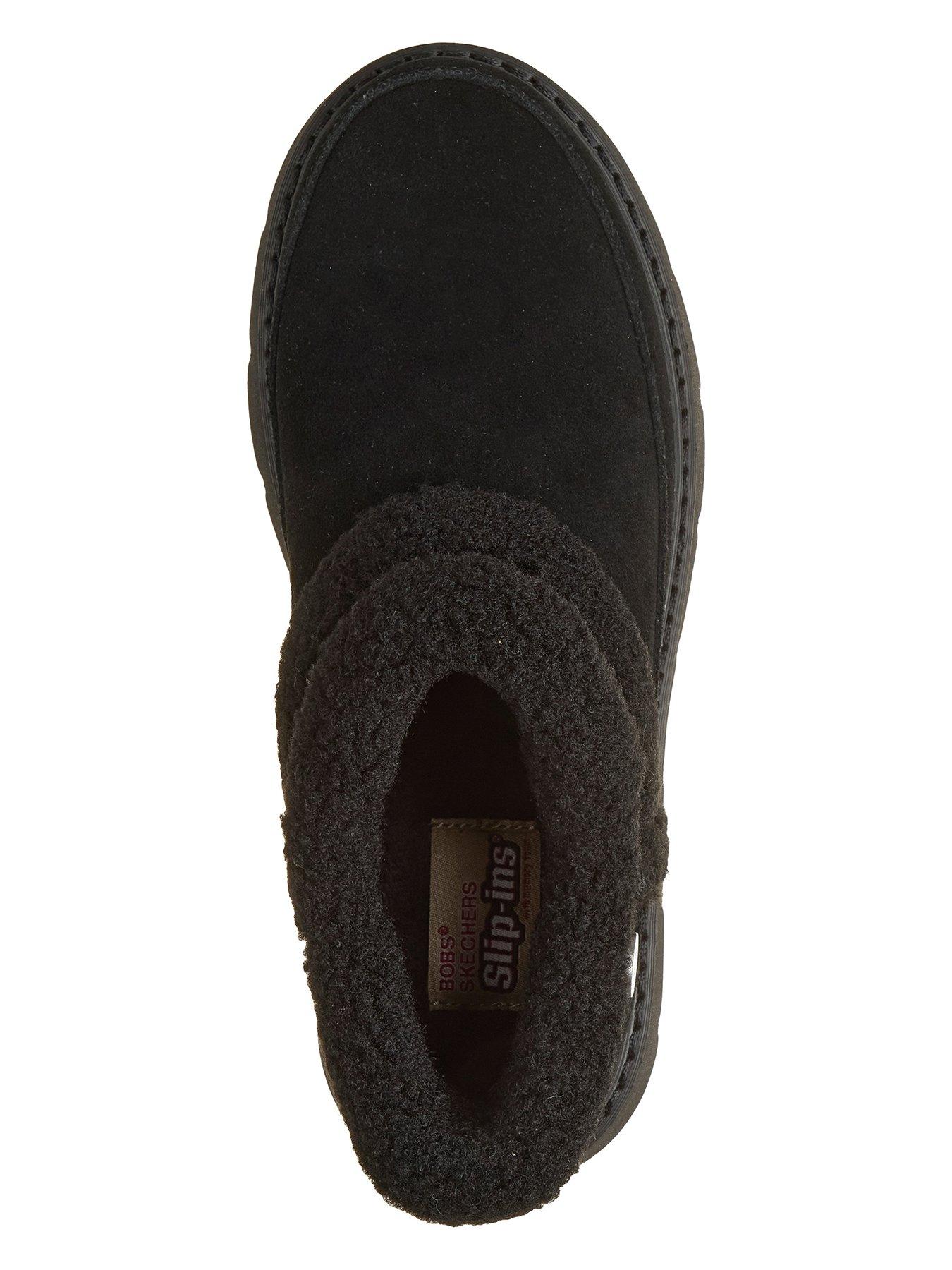 Image 3 of 6 of Skechers Womens Keepsakes Lite Winter Snug Slip-ins Memory Foam Bootie - Black