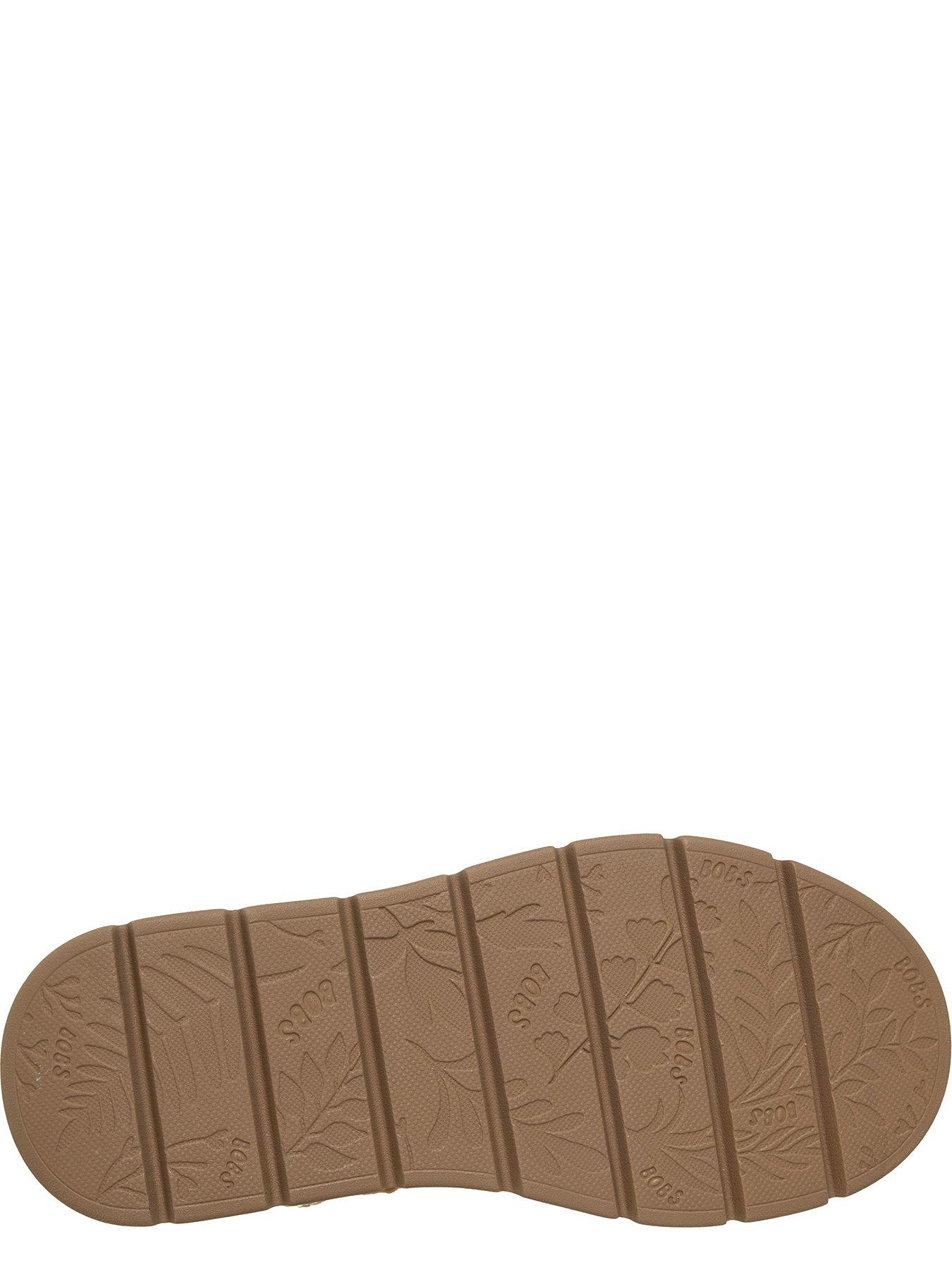 Image 4 of 6 of Skechers Keepsakes Lite Winter Snug Slip-ins Suede Bootie With Faux Shearling Trim - Chestnut Suede/ Textile